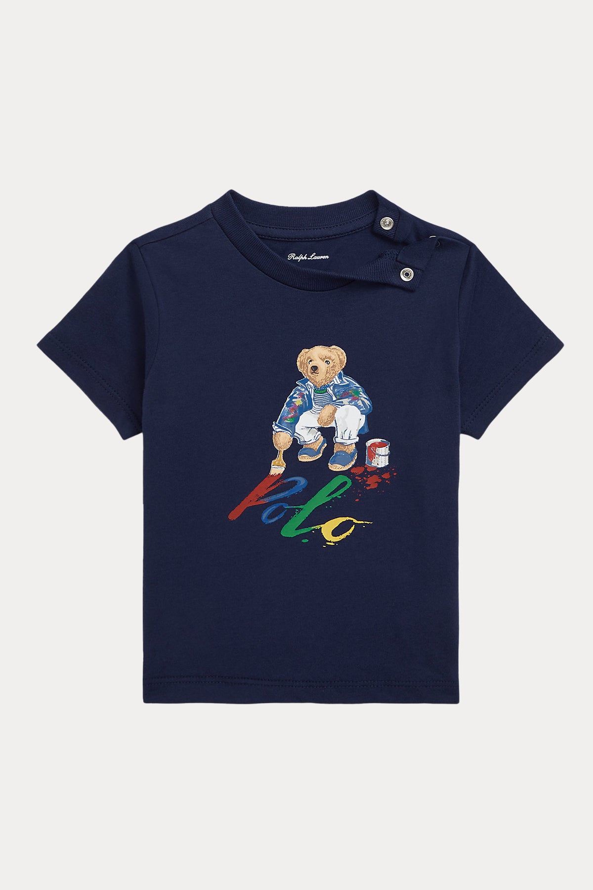 Polo Ralph Lauren Kids 9-24 Aylık Unisex Bebek Polo Bear T-shirt