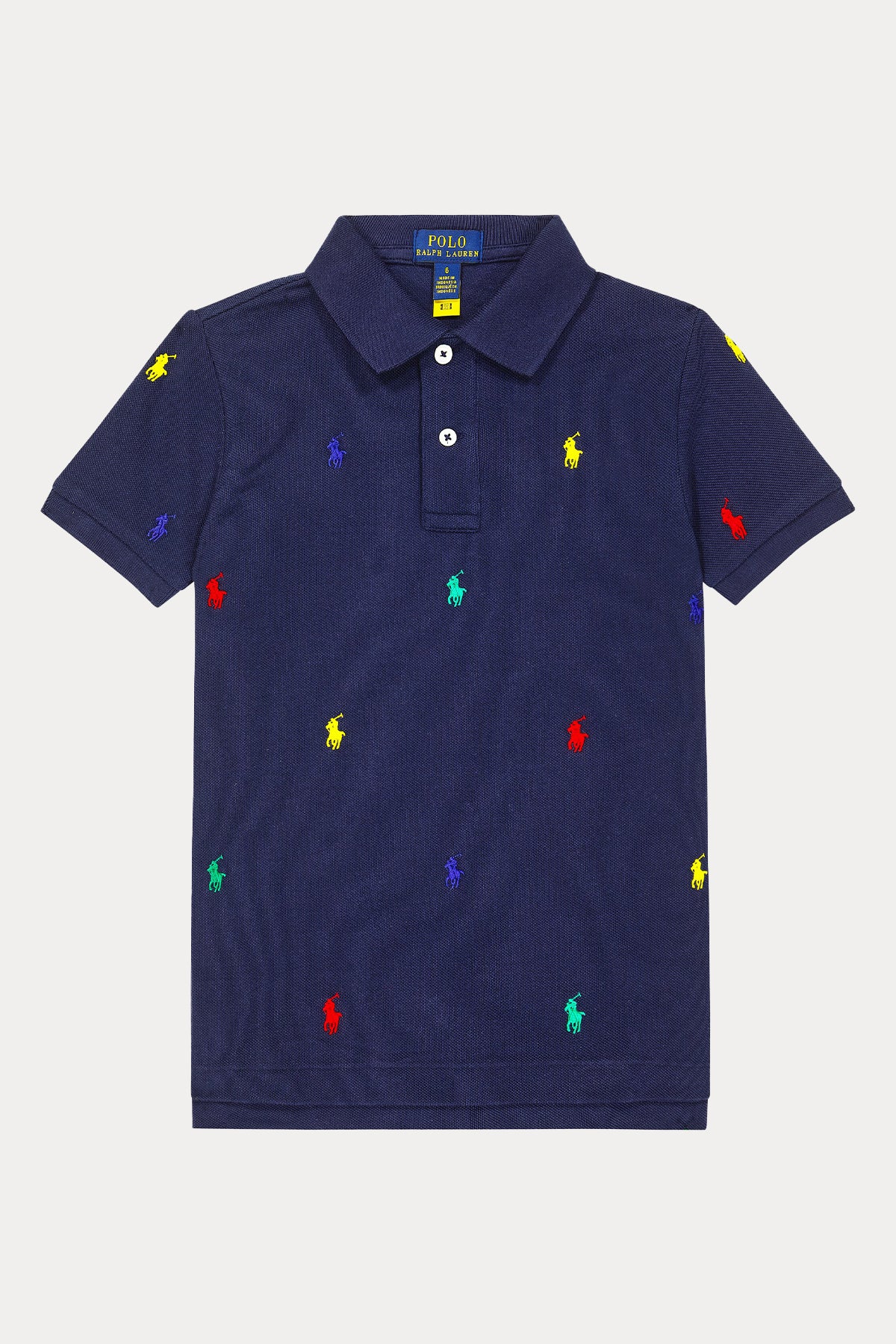 Polo Ralph Lauren Kids 4-7 Yaş Unisex Çocuk Pony Logolu Polo Yaka T-shirt