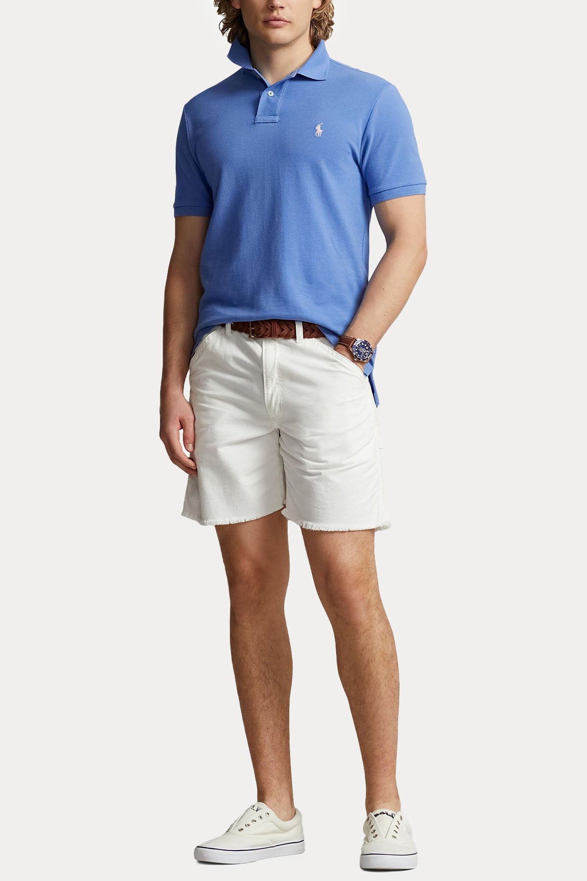 Polo Ralph Lauren Custom Slim Fit Polo Yaka T-shirt-T-shirt-Libas