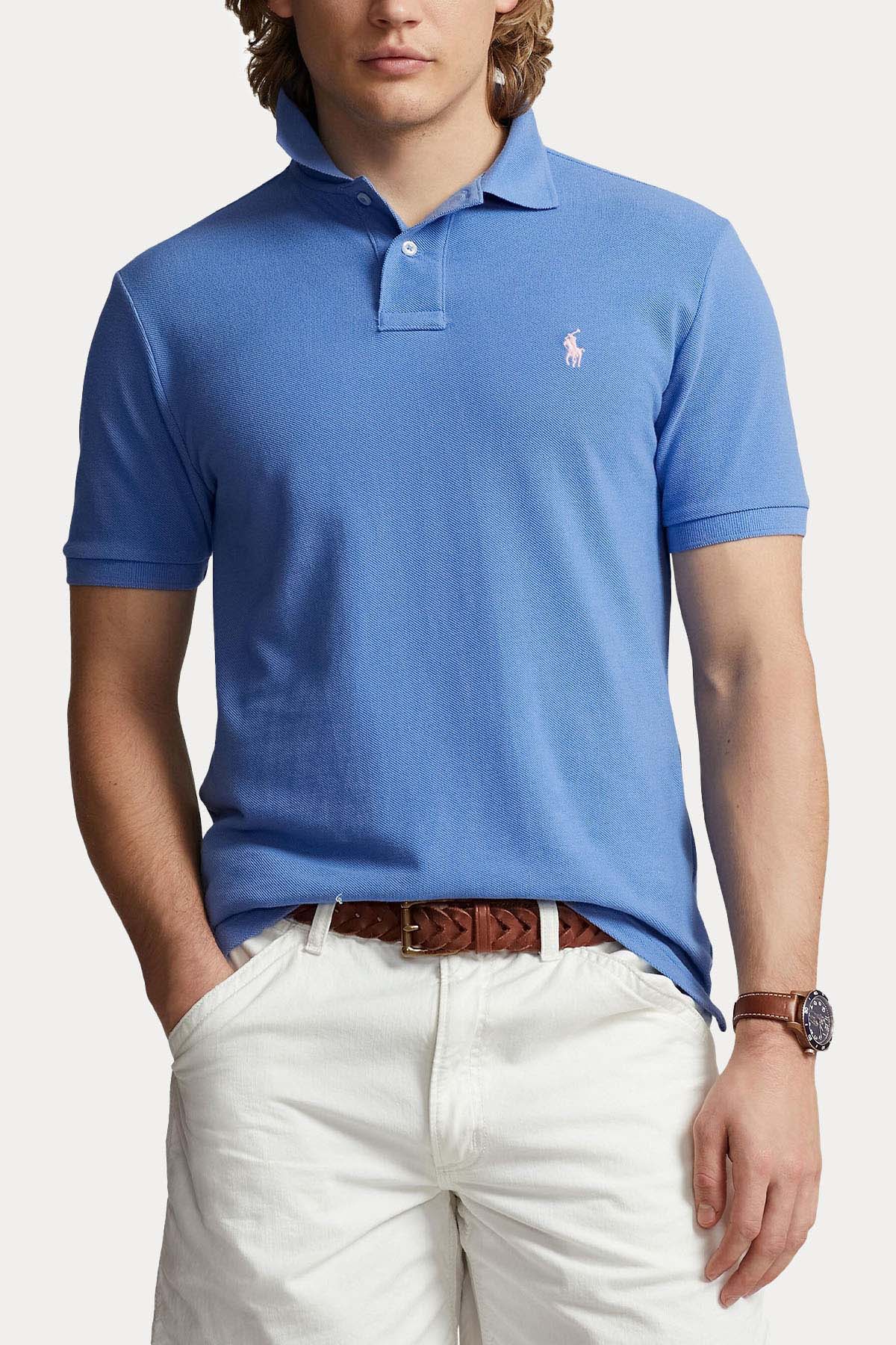 Polo Ralph Lauren Custom Slim Fit Polo Yaka T-shirt-T-shirt-Libas