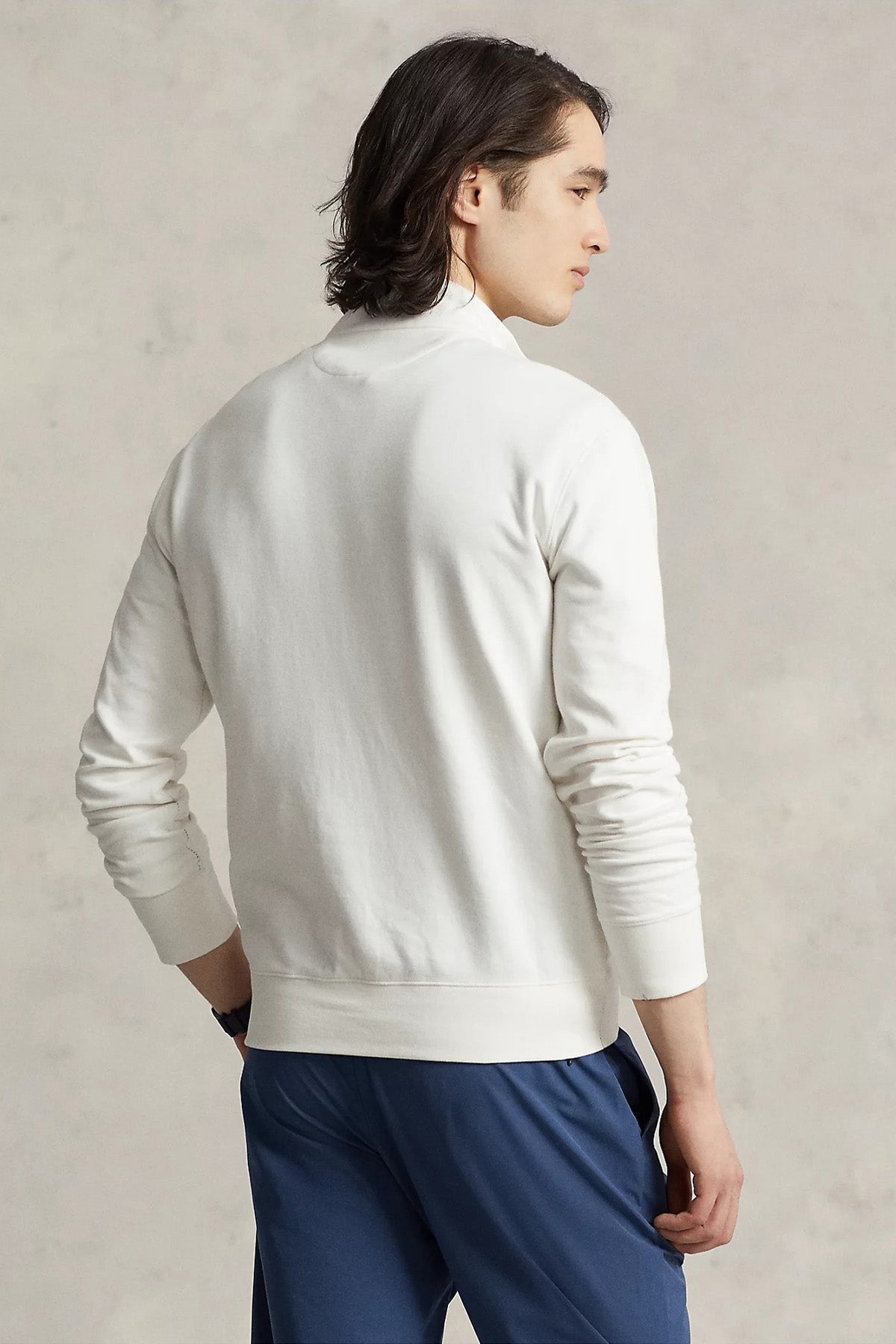 Polo Ralph Lauren Dik Yaka Yarım Fermuarlı Sweatshirt-Sweatshirt-Libas