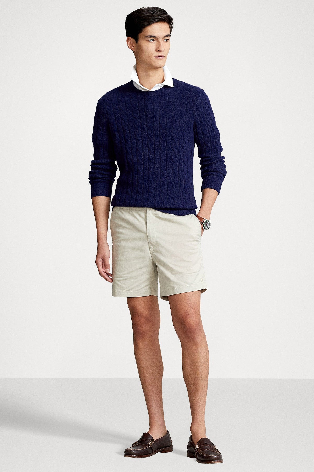 Polo Ralph Lauren Beli Lastikli Stretch Classic Fit Şort-Şort-Libas