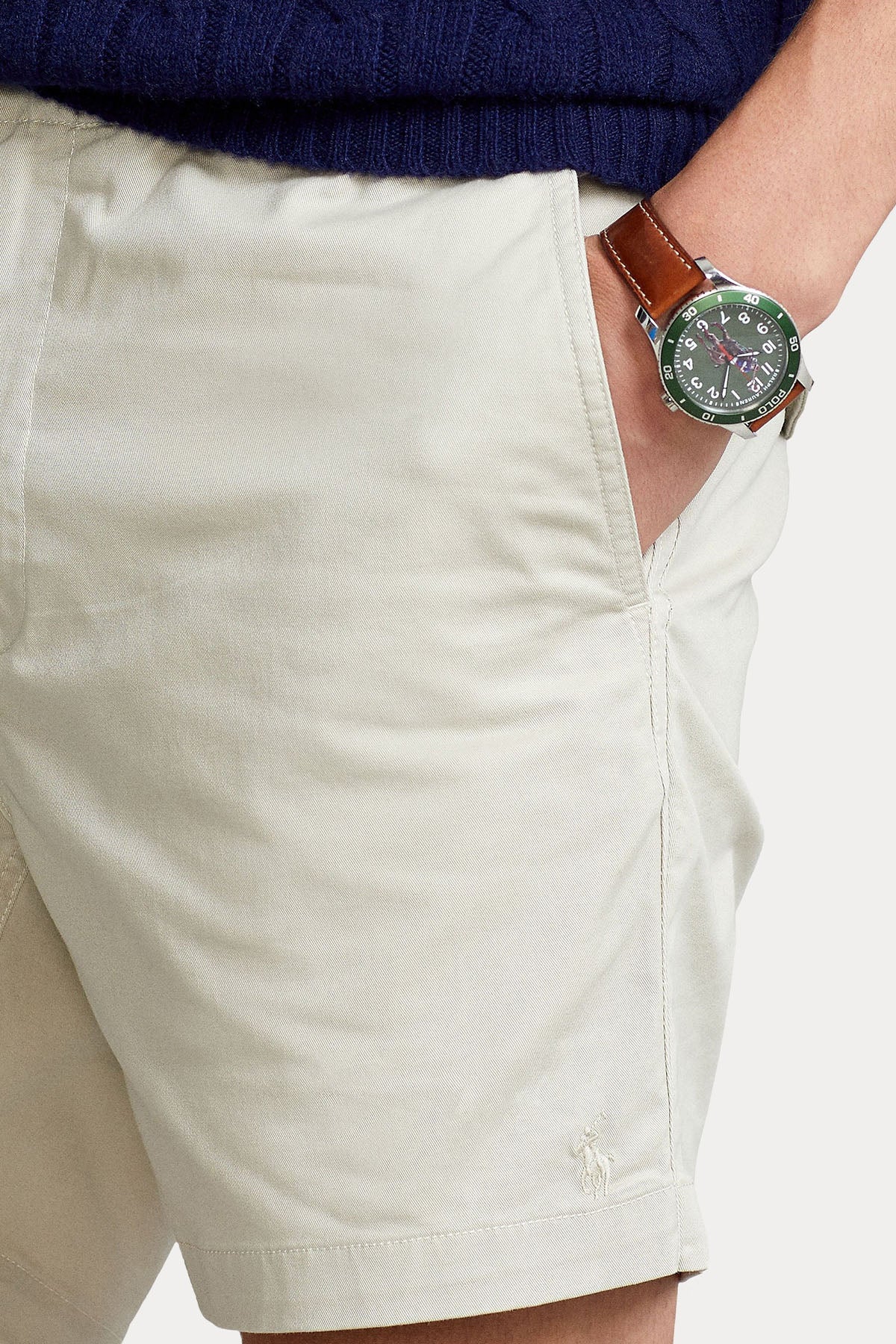 Polo Ralph Lauren Beli Lastikli Stretch Classic Fit Şort-Şort-Libas