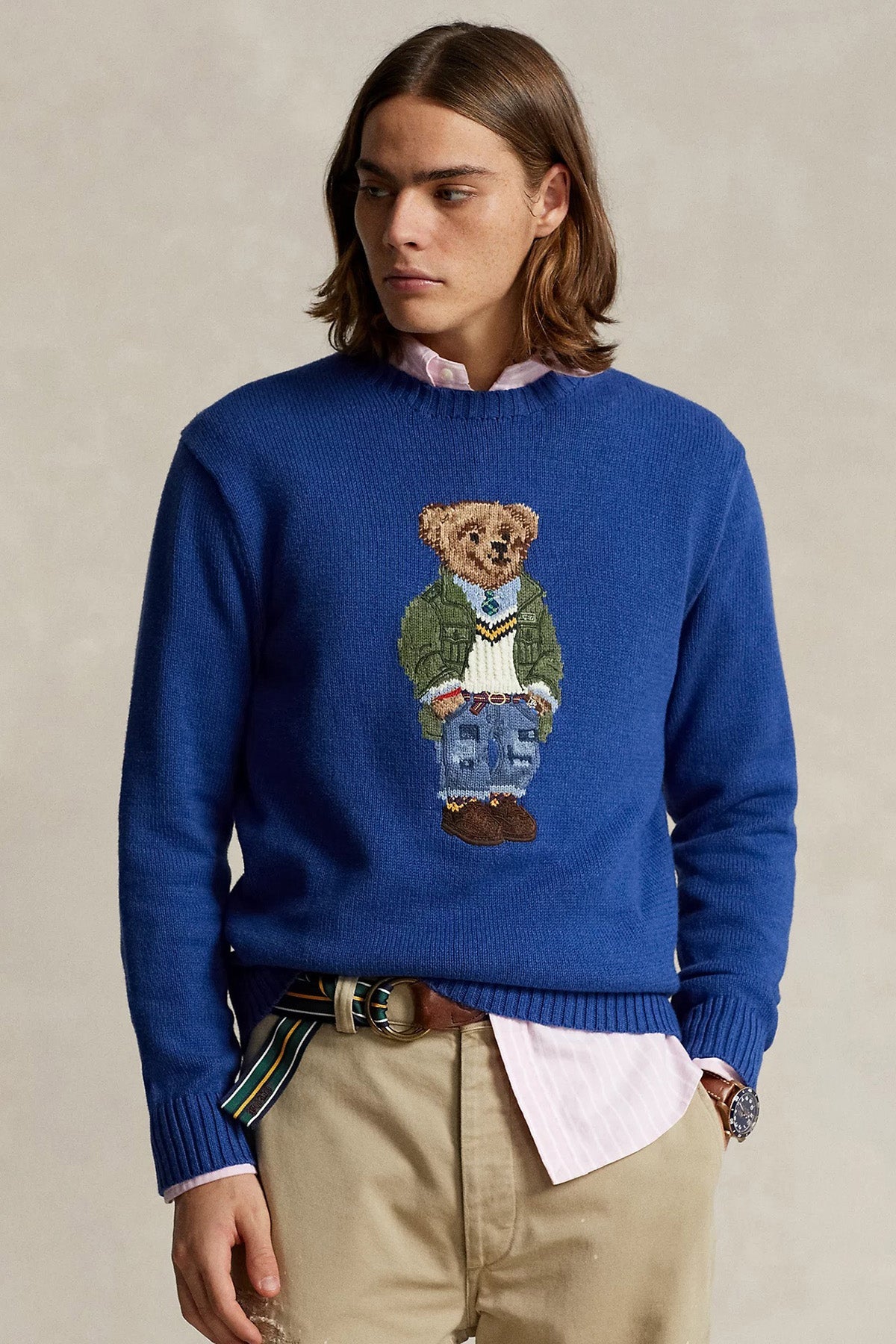 Polo Ralph Lauren Polo Bear Yuvarlak Yaka Örgü Triko