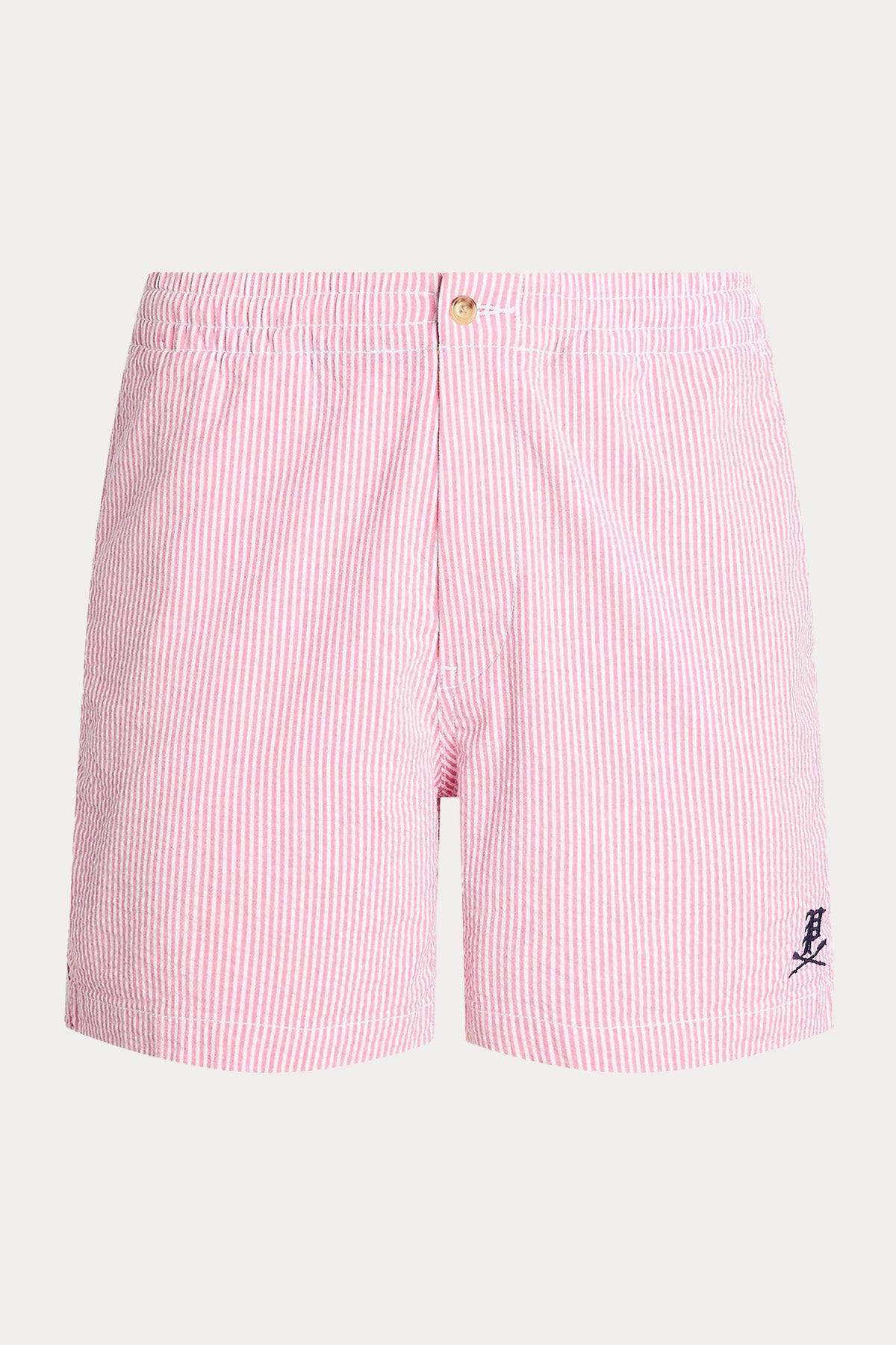 Polo Ralph Lauren Strech Classic Fit Beli Lastikli Çizgili Gofre Kumaş Şort-Şort-Libas