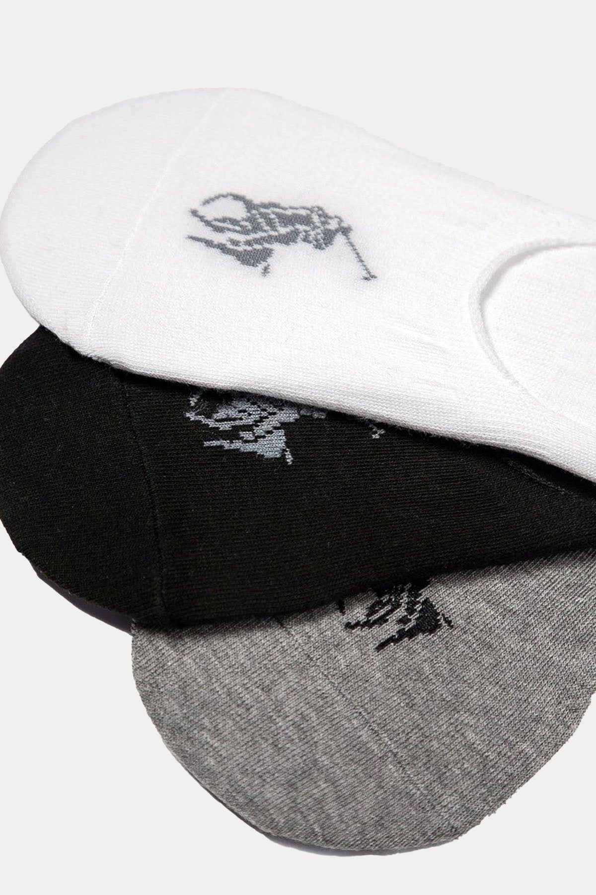 Polo Ralph Lauren Erkek 3'lü Paket Babet Çorap Seti