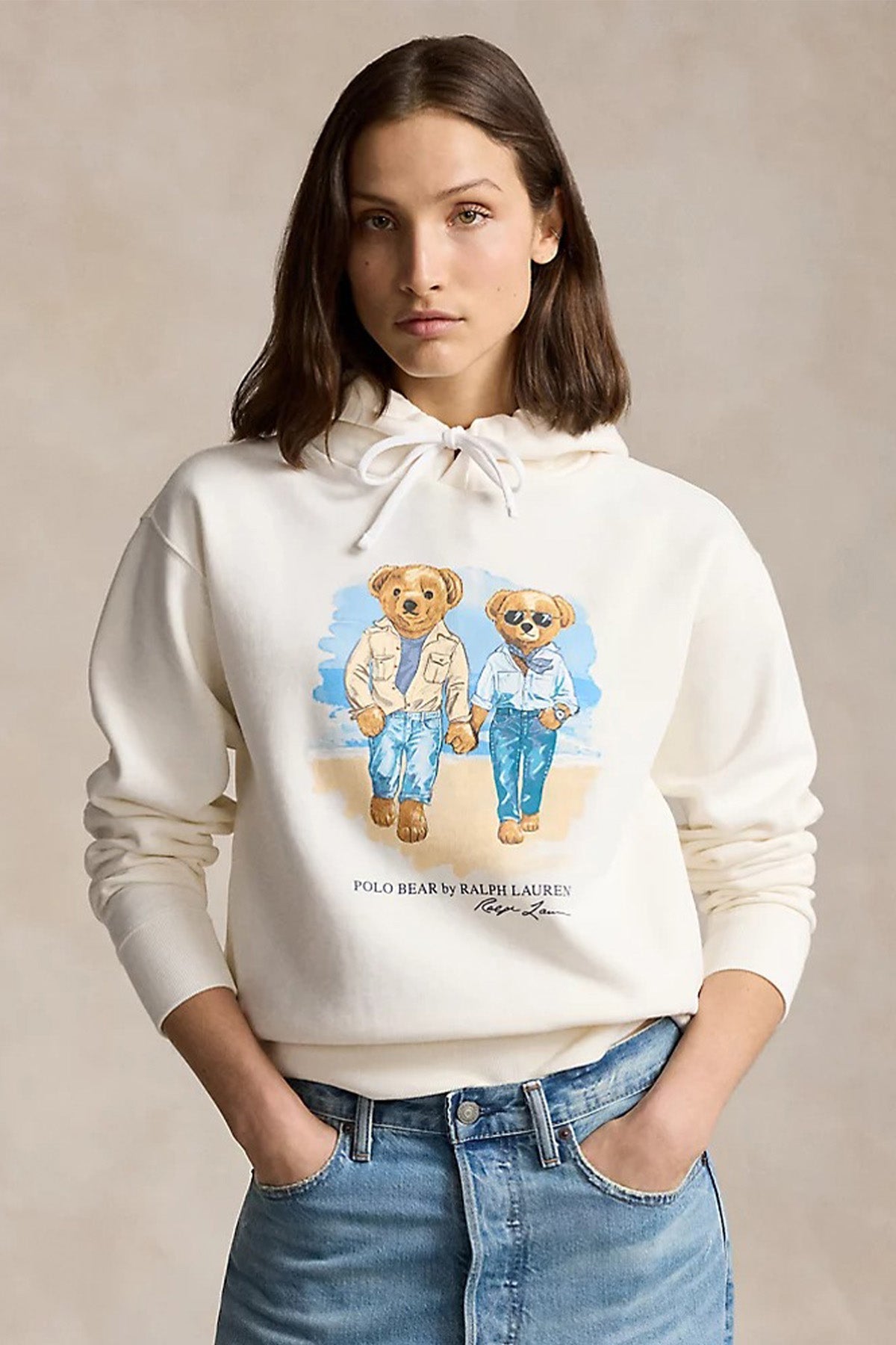 Polo Ralph Lauren Polo Bear Relaxed Fit Kapüşonlu Sweatshirt