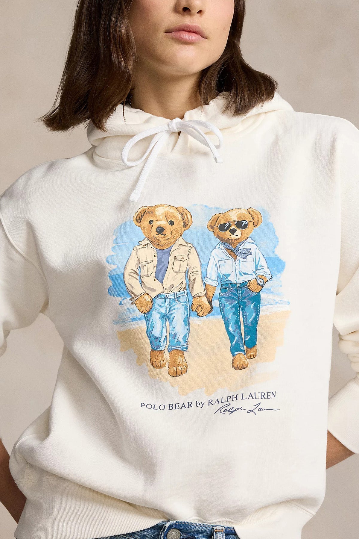 Polo Ralph Lauren Polo Bear Relaxed Fit Kapüşonlu Sweatshirt