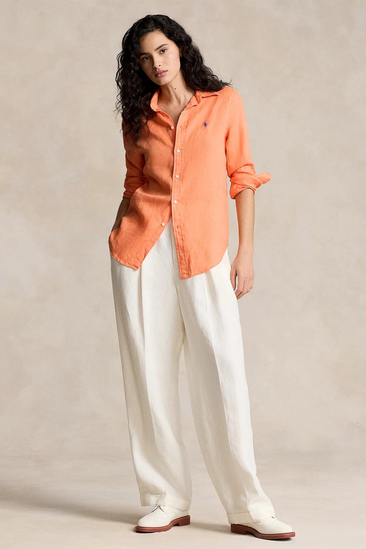 Polo Ralph Lauren Relaxed Fit Keten Gömlek