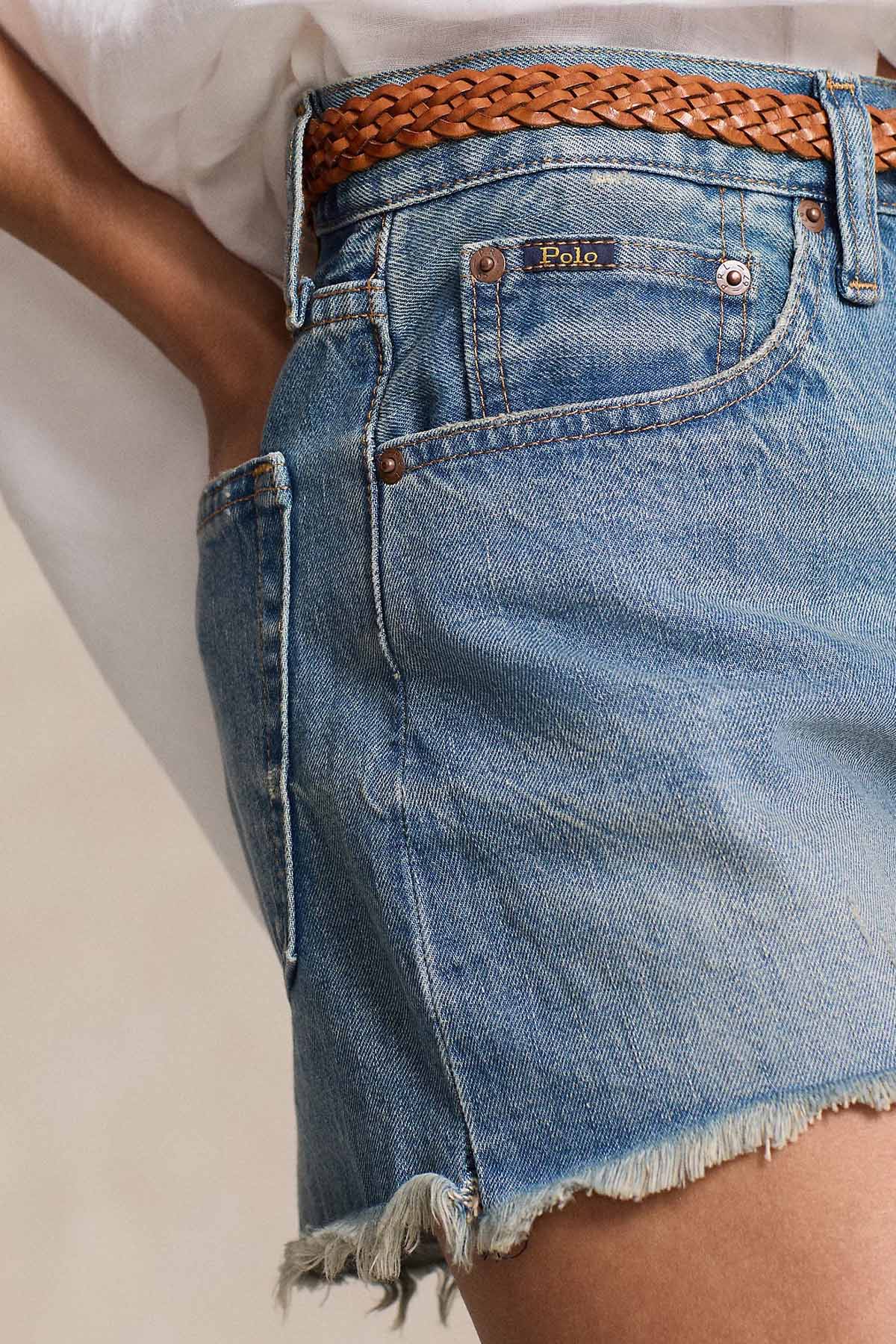 Polo Ralph Lauren Yıkamalı Jean Şort