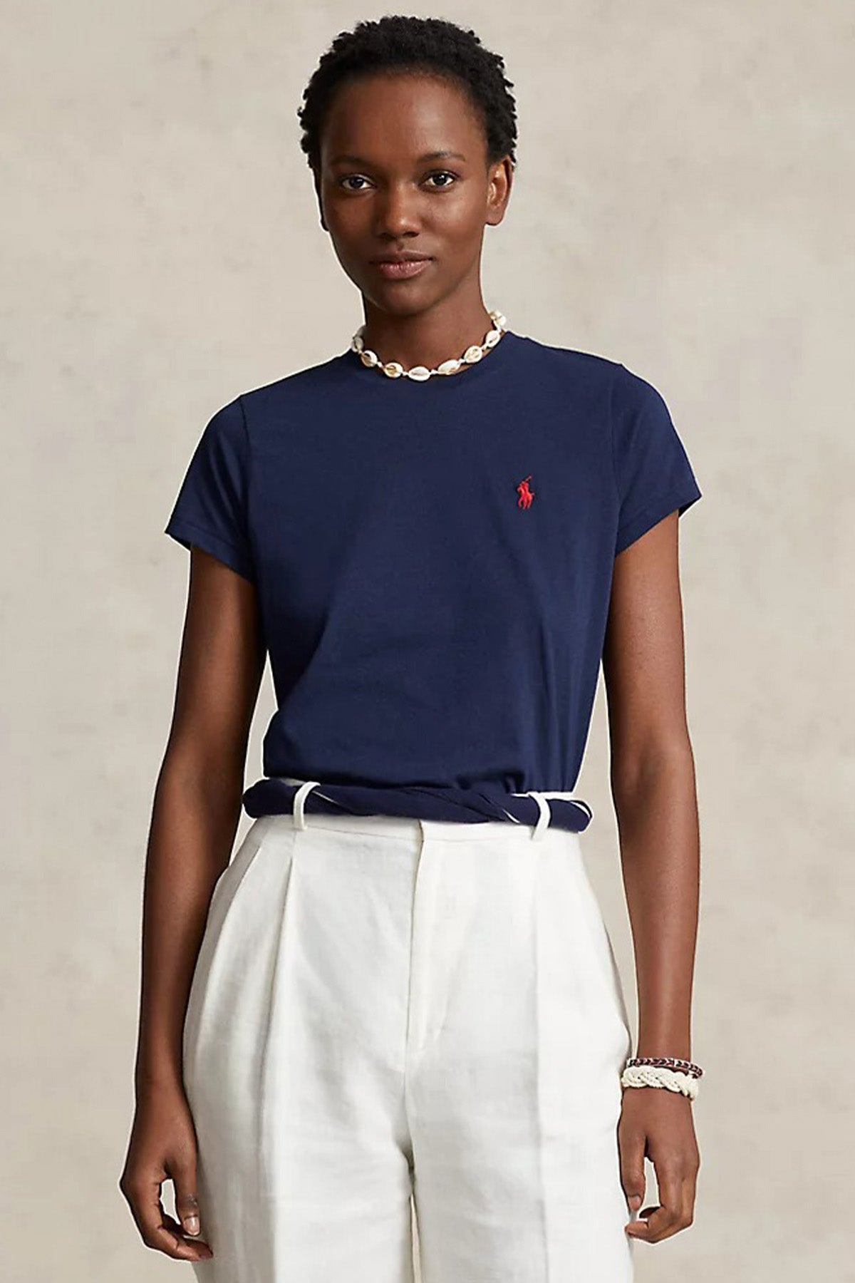 Polo Ralph Lauren Custom Fit Yuvarlak Yaka T-shirt