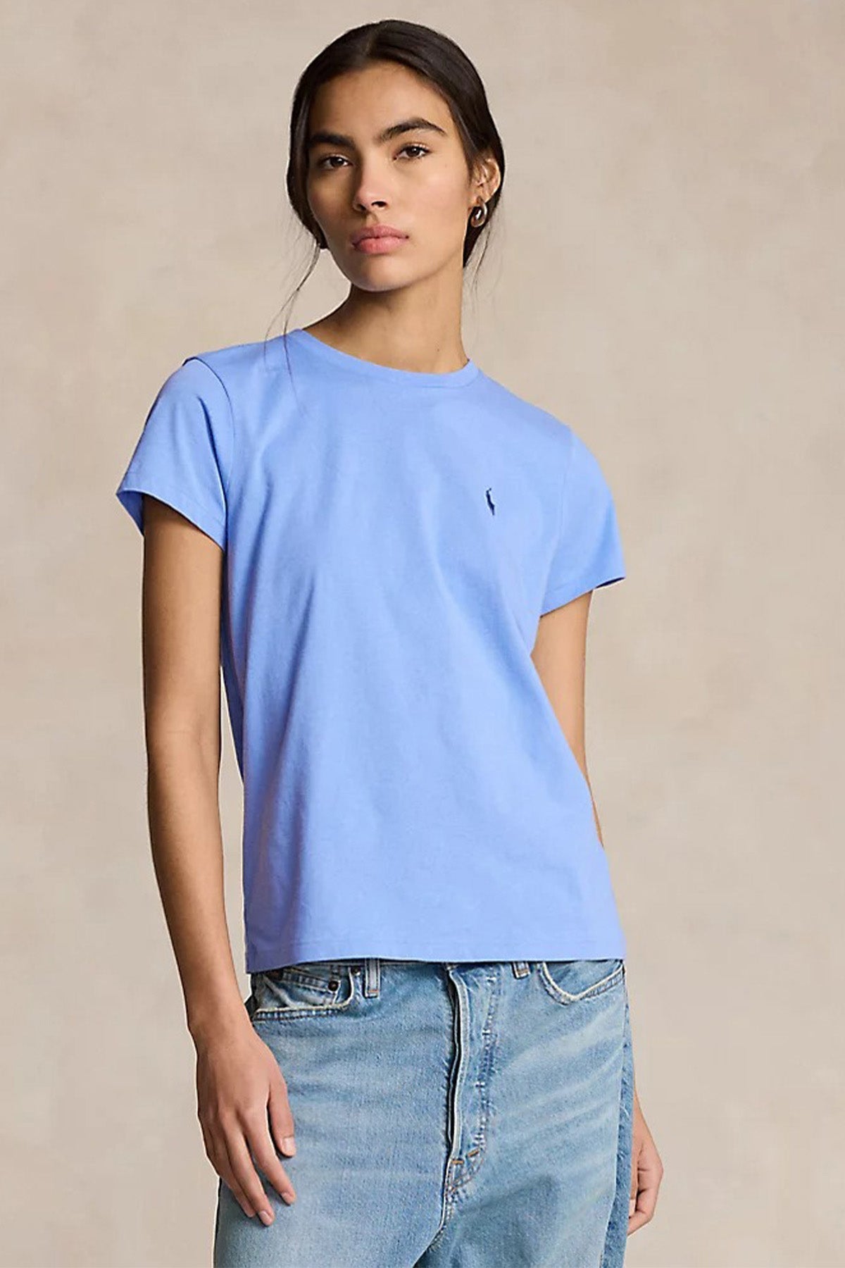 Polo Ralph Lauren Custom Fit Yuvarlak Yaka T-shirt-T-shirt-Libas