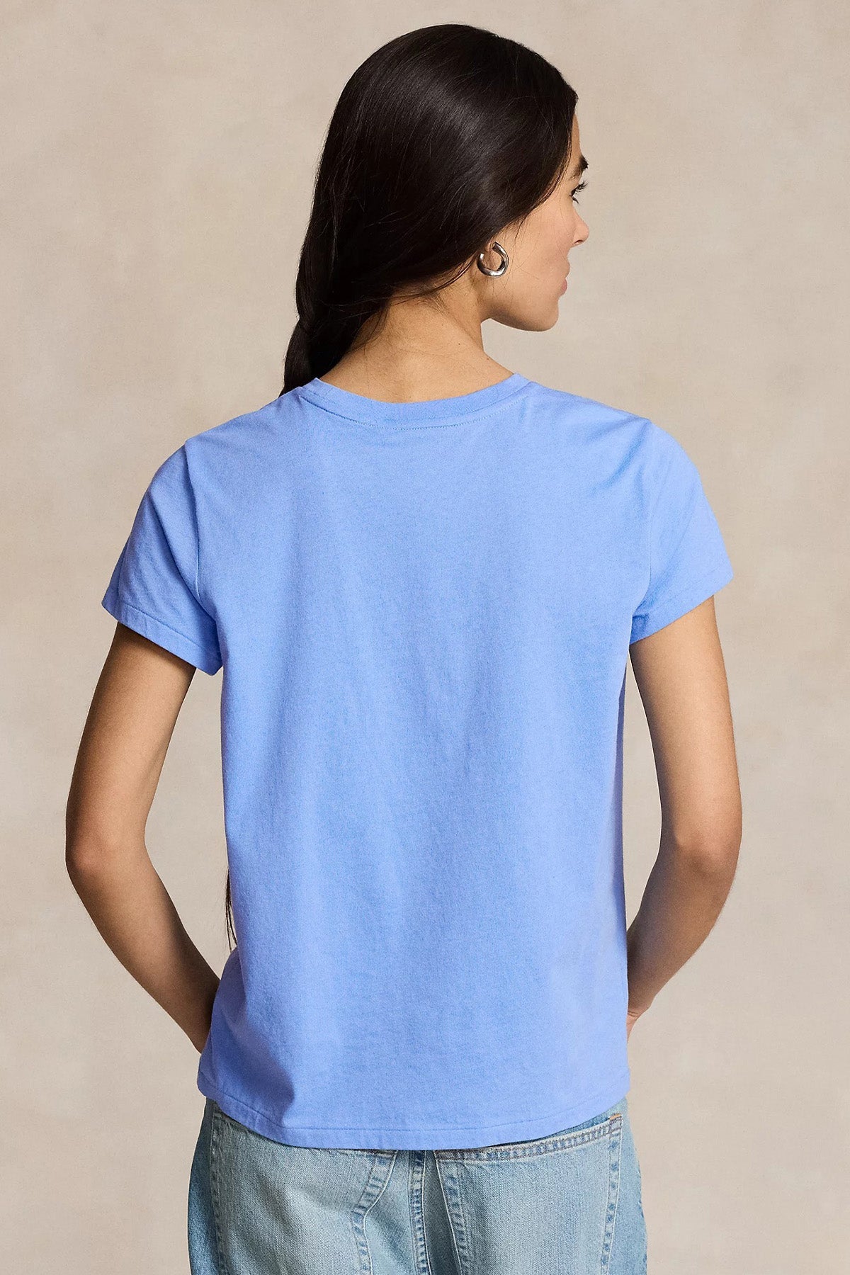 Polo Ralph Lauren Custom Fit Yuvarlak Yaka T-shirt-T-shirt-Libas