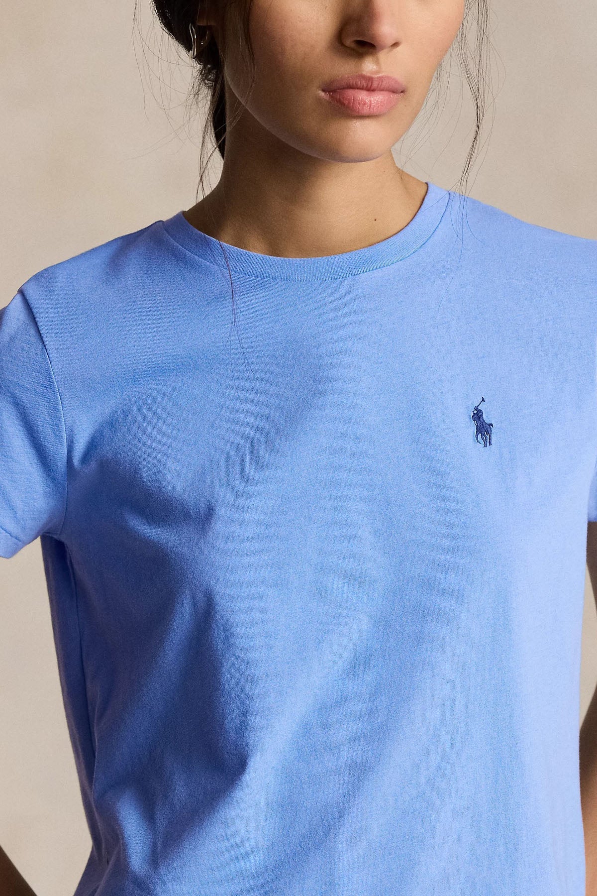 Polo Ralph Lauren Custom Fit Yuvarlak Yaka T-shirt-T-shirt-Libas
