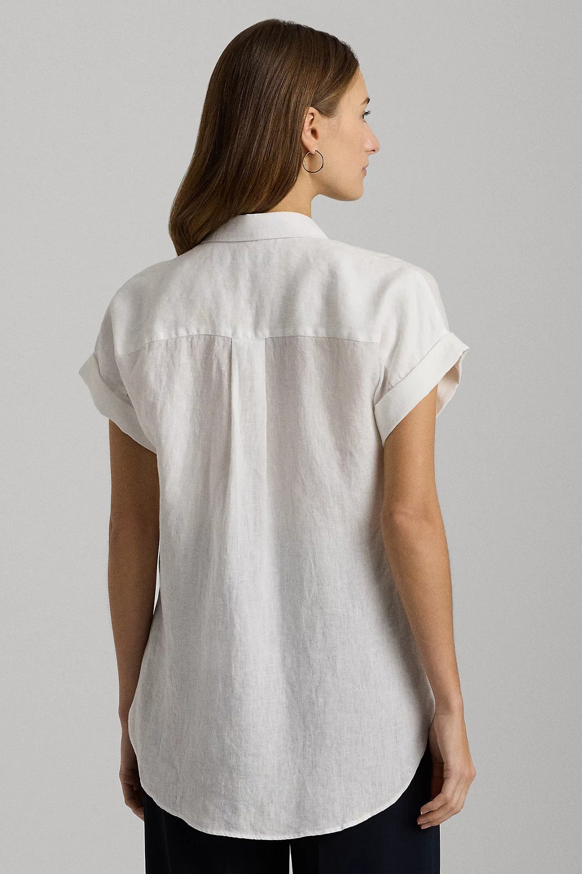 Polo Ralph Lauren Relaxed Fit Klasik Yaka Keten Gömlek