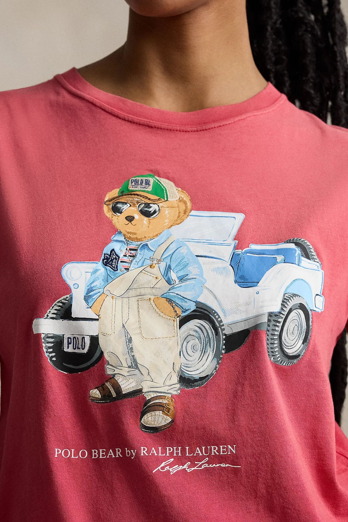 Polo Ralph Lauren Straight Fit Yuvarlak Yaka Polo Bear T-shirt-T-shirt-Libas
