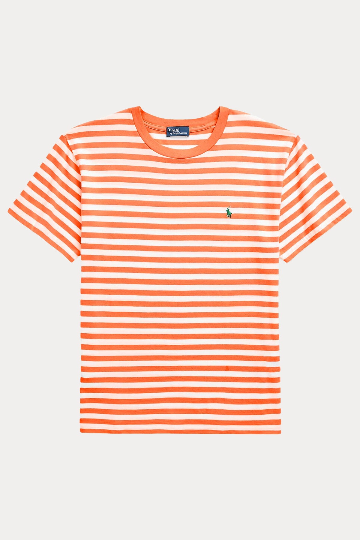 Polo Ralph Lauren Custom Fit Yuvarlak Yaka Çizgili T-shirt