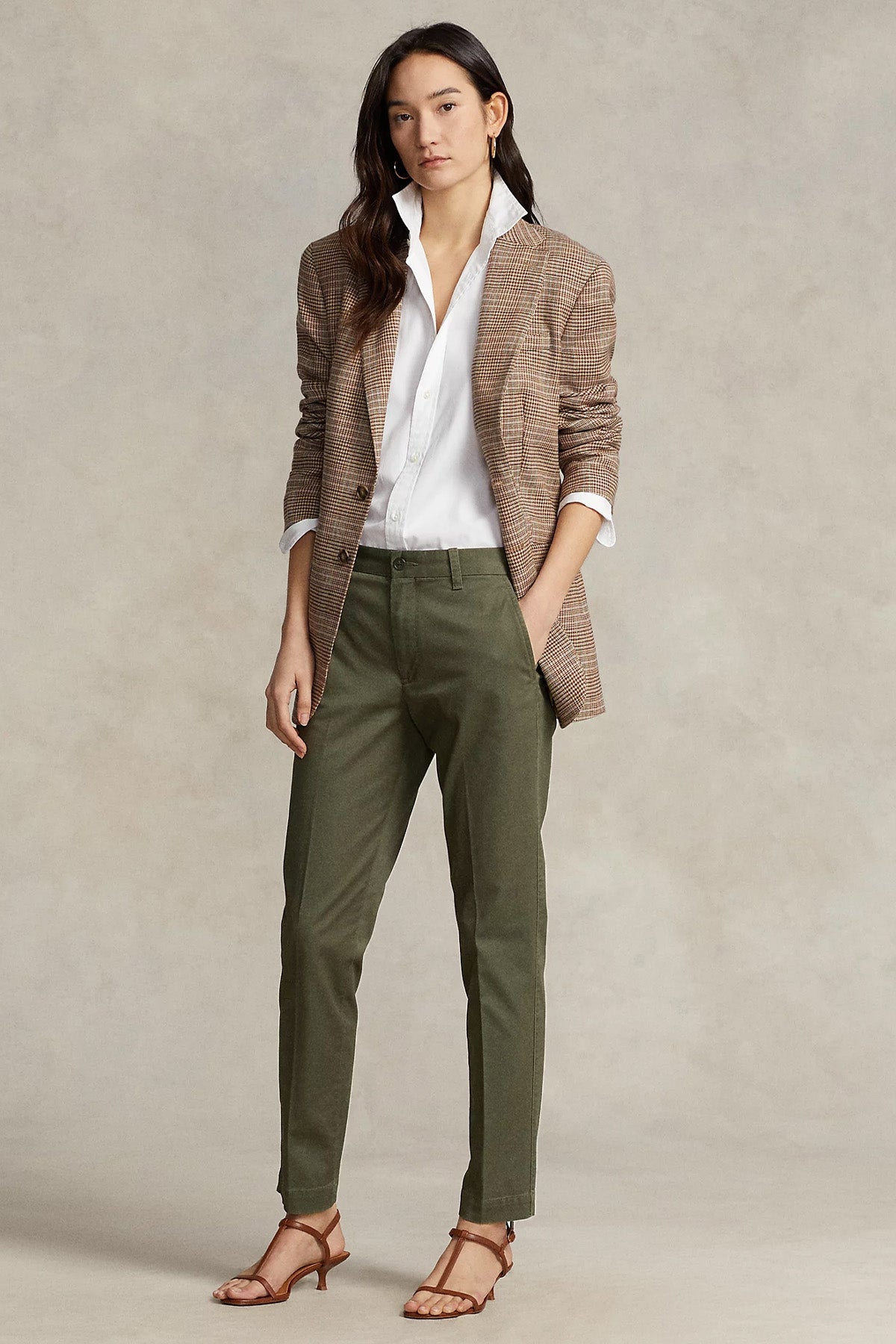 Polo Ralph Lauren Slim Fit Yandan Cepli Streç Pantolon