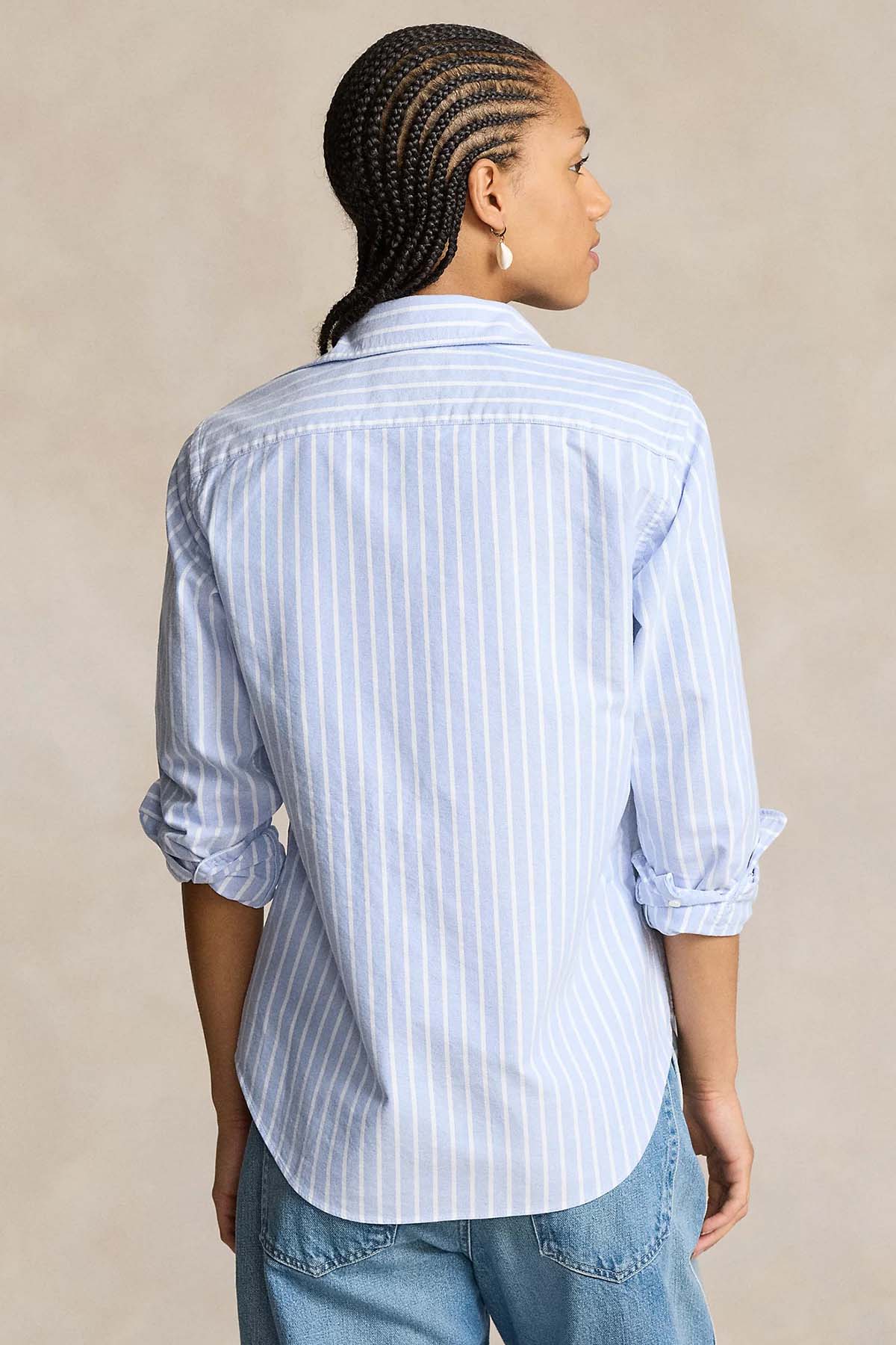 Polo Ralph Lauren Custom Fit Çizgili Oxford Gömlek