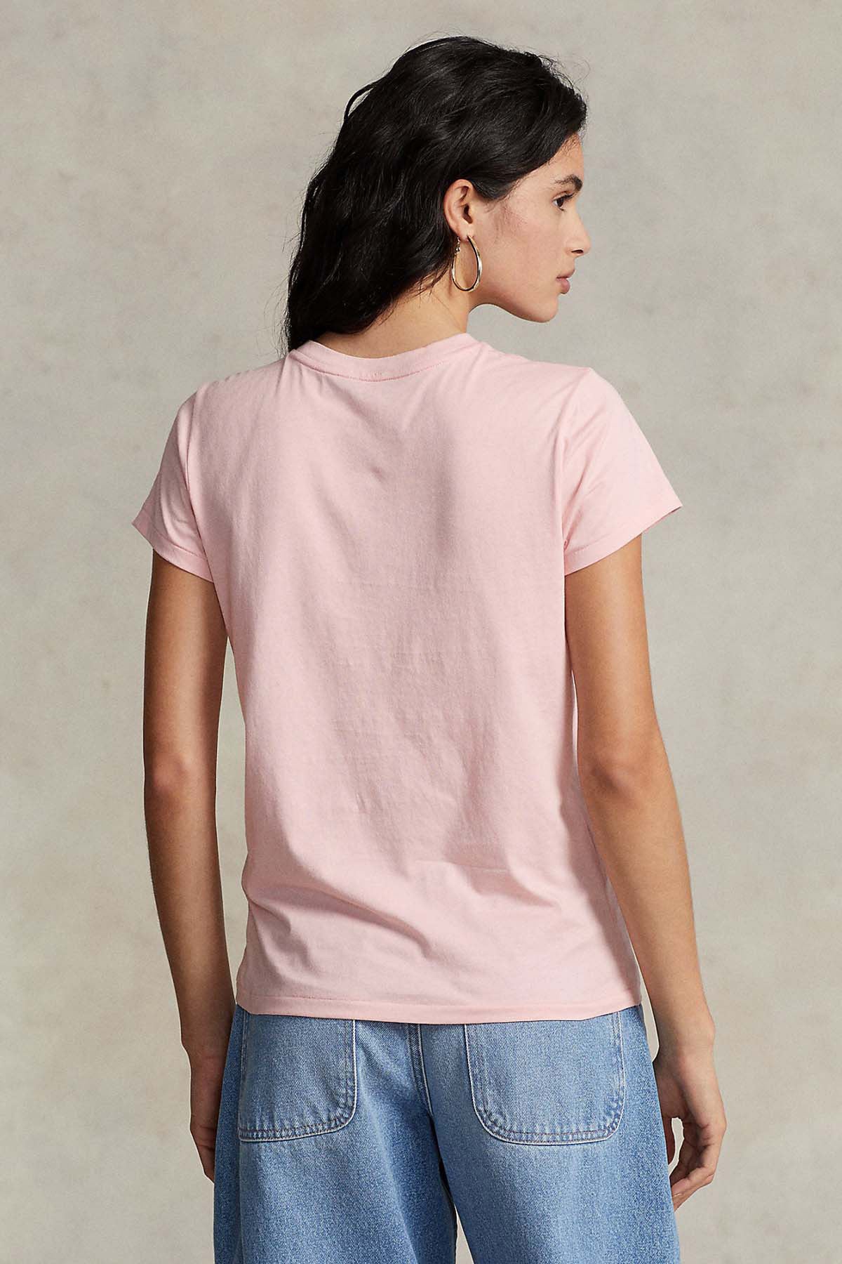 Polo Ralph Lauren Custom Fit Yuvarlak Yaka T-shirt-T-shirt-Libas