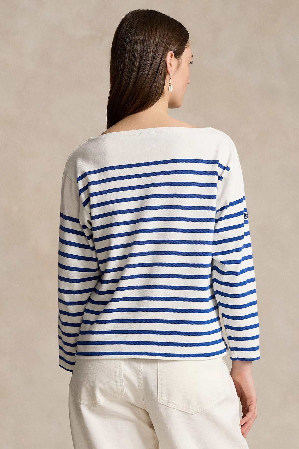 Polo Ralph Lauren Kayık Yaka Çizgili Triko-Triko-Libas