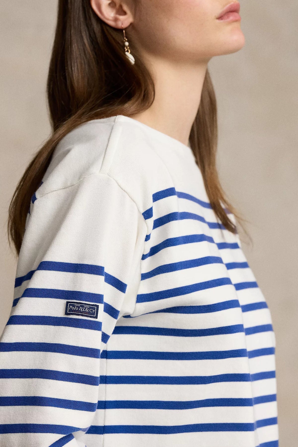 Polo Ralph Lauren Kayık Yaka Çizgili Triko-Triko-Libas