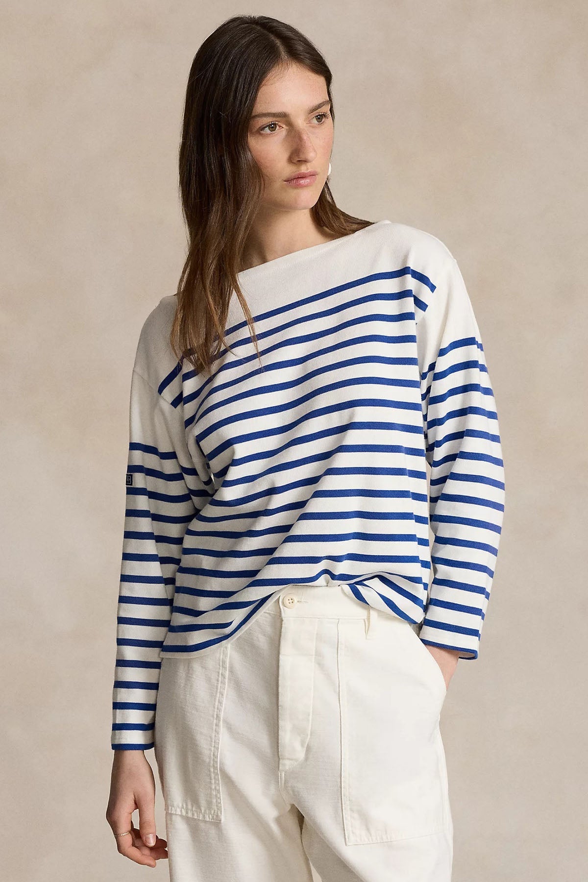 Polo Ralph Lauren Kayık Yaka Çizgili Triko-Triko-Libas