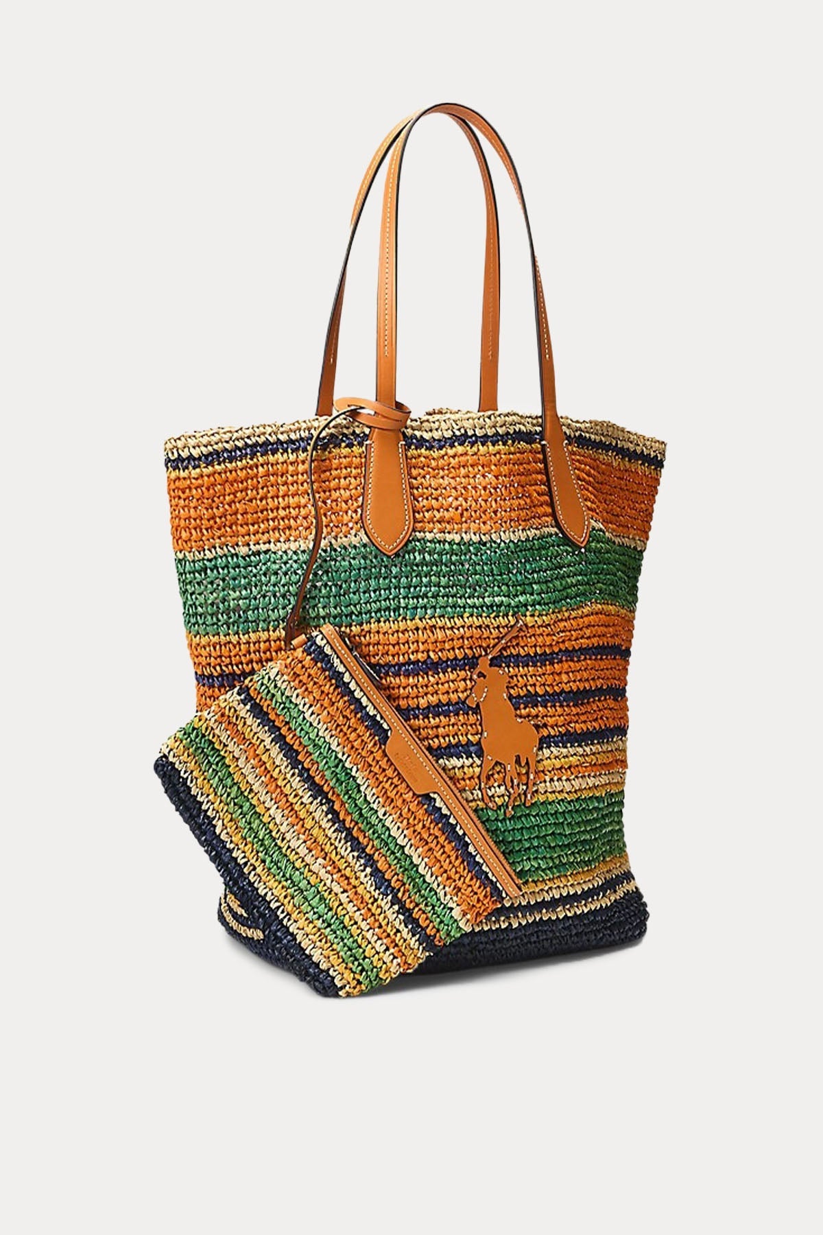 Polo Ralph Lauren Big Pony Logolu Hasır Shopping Bag Çanta