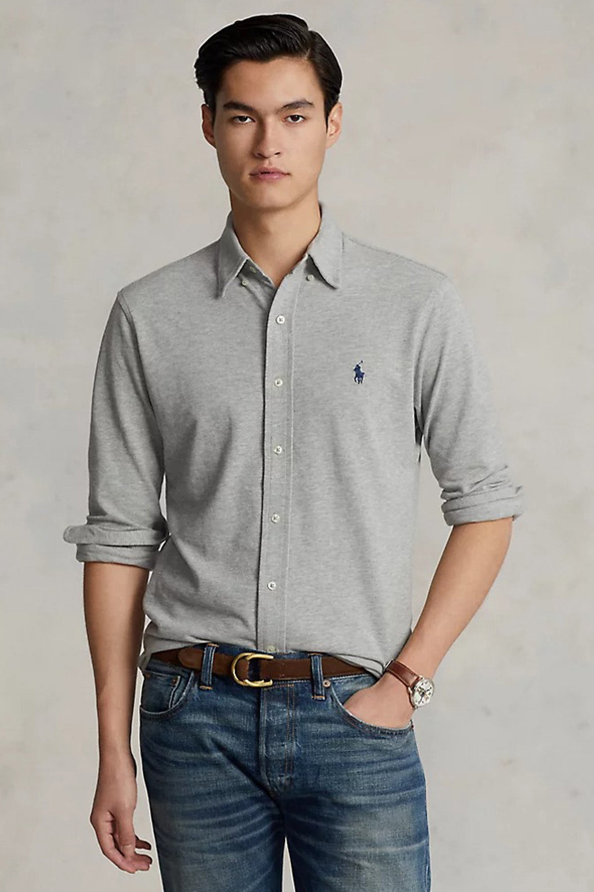 Polo Ralph Lauren Custom Fit Featherweight Mesh Gömlek