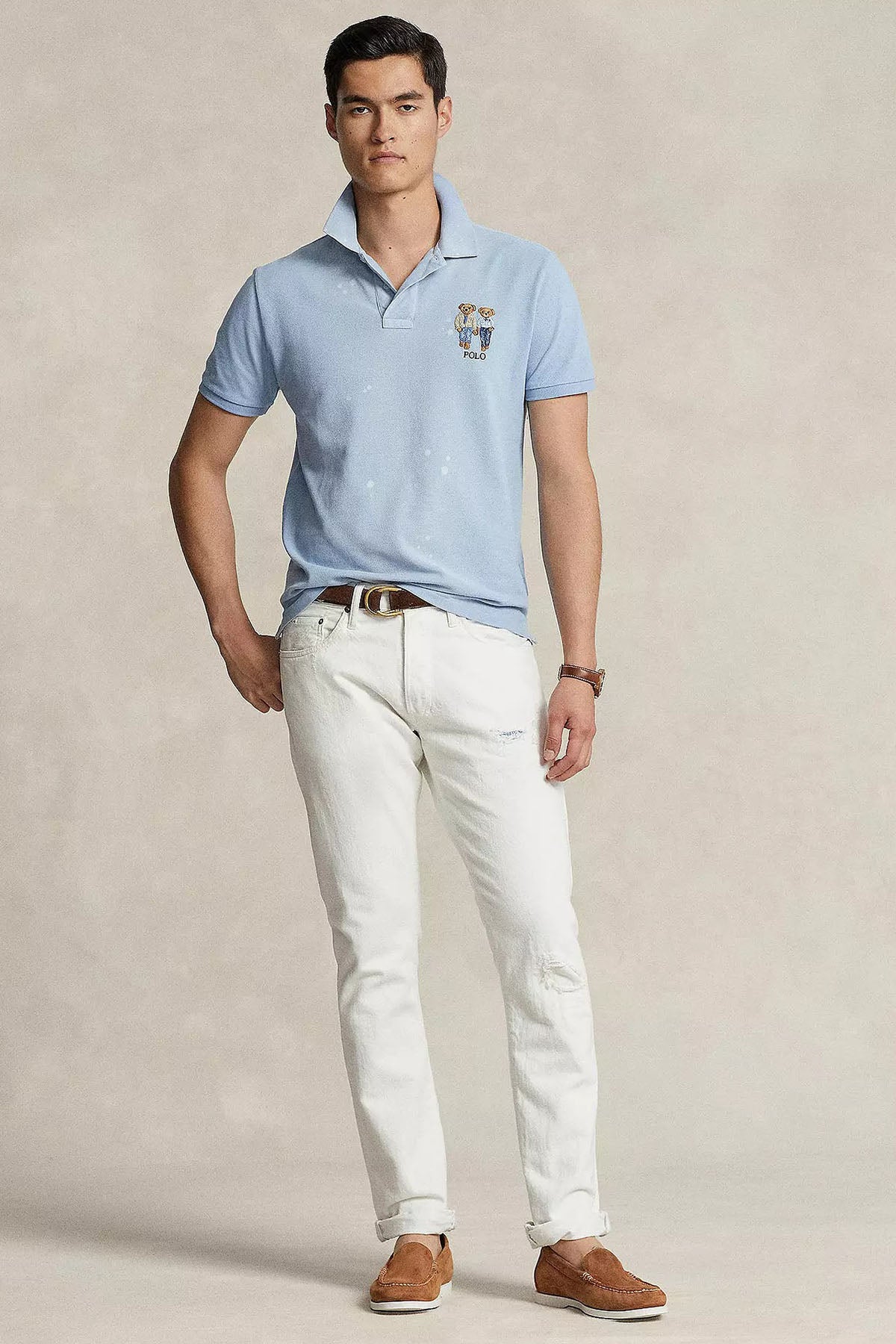 Polo Ralph Lauren Polo Bear Regular Fit Polo Yaka T-shirt