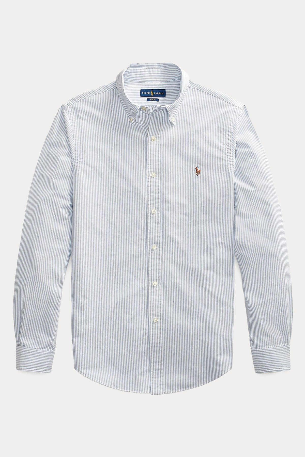 Polo Ralph Lauren Slim Fit Çizgili Oxford Gömlek-Gömlek-Libas