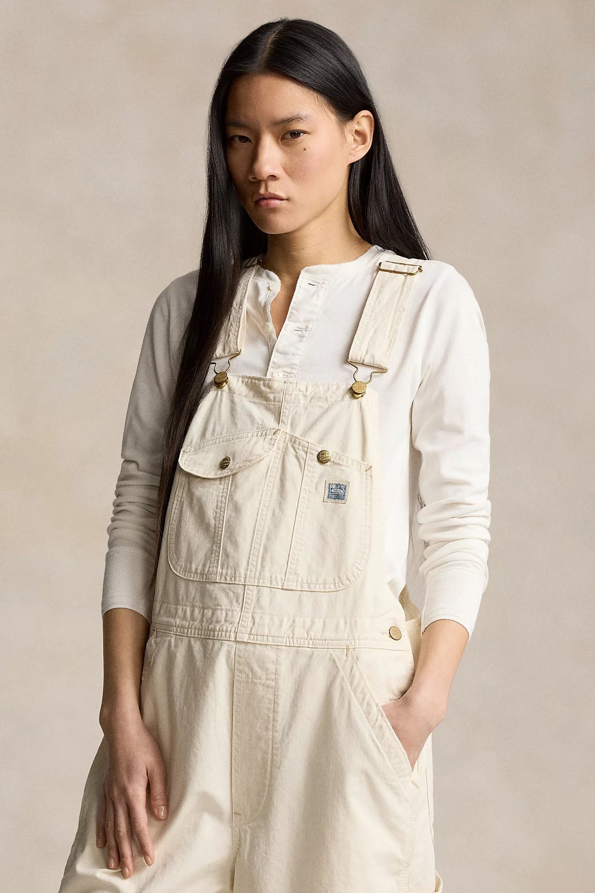 Polo Ralph Lauren Ayarlanabilir Omuz Askılı Denim Tulum