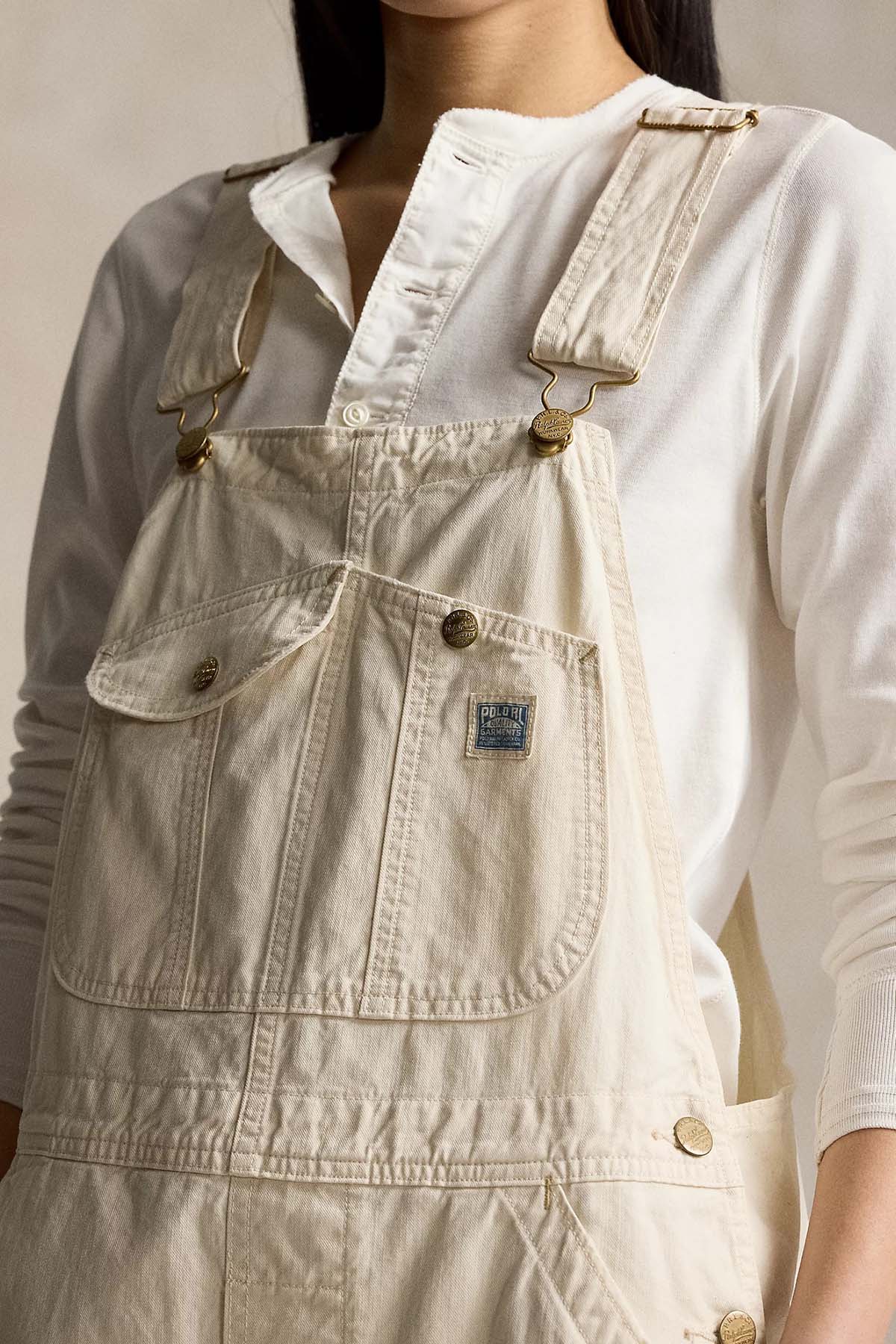 Polo Ralph Lauren Ayarlanabilir Omuz Askılı Denim Tulum