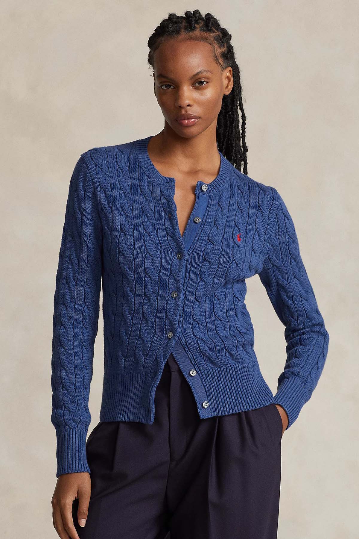 Polo Ralph Lauren Saç Örgü Triko Ceket