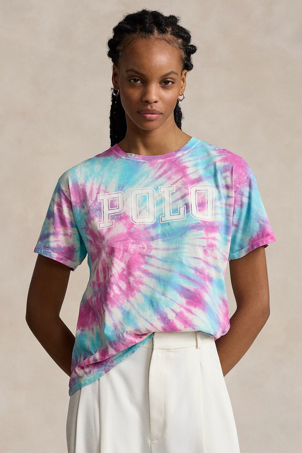 Polo Ralph Lauren Yuvarlak Yaka Logolu Batik T-shirt