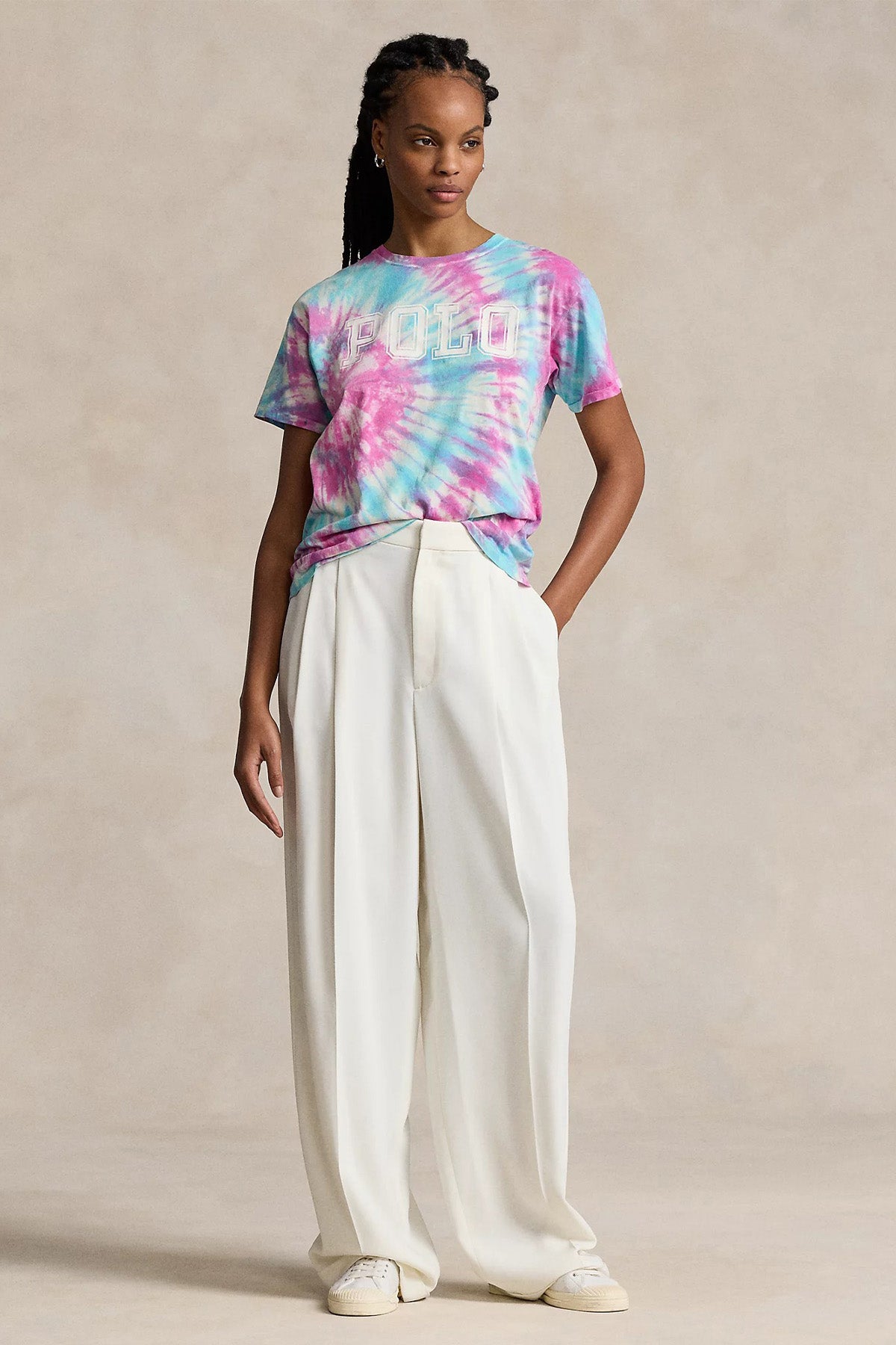 Polo Ralph Lauren Yuvarlak Yaka Logolu Batik T-shirt