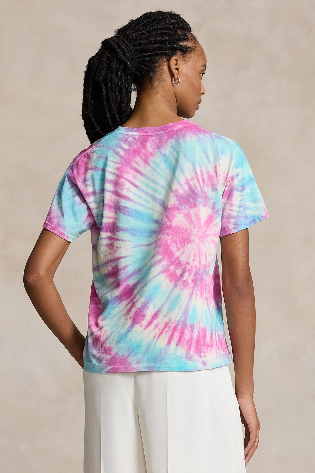 Polo Ralph Lauren Yuvarlak Yaka Logolu Batik T-shirt