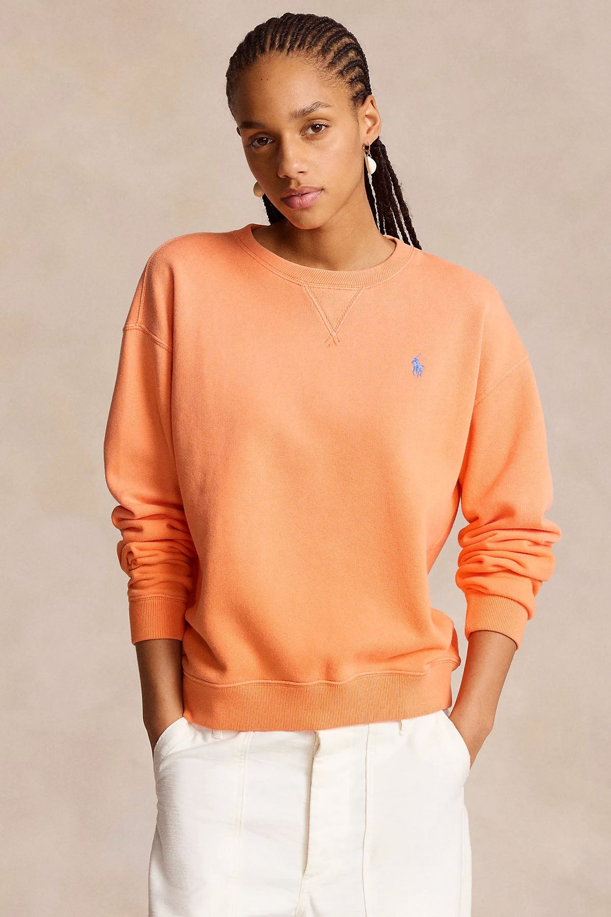 Polo Ralph Lauren Custom Fit Yuvarlak Yaka Sweatshirt-Sweatshirt-Libas
