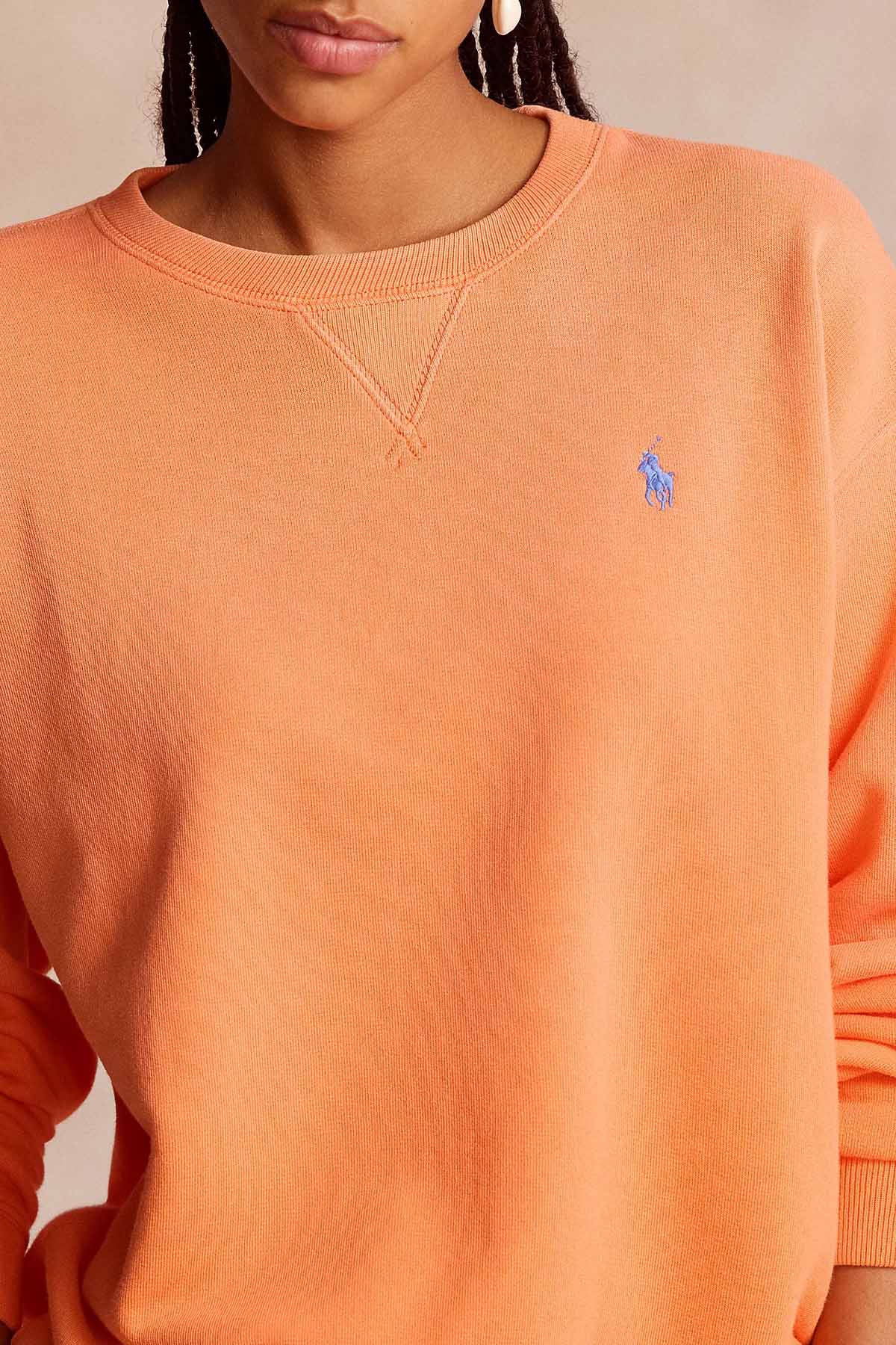 Polo Ralph Lauren Custom Fit Yuvarlak Yaka Sweatshirt-Sweatshirt-Libas