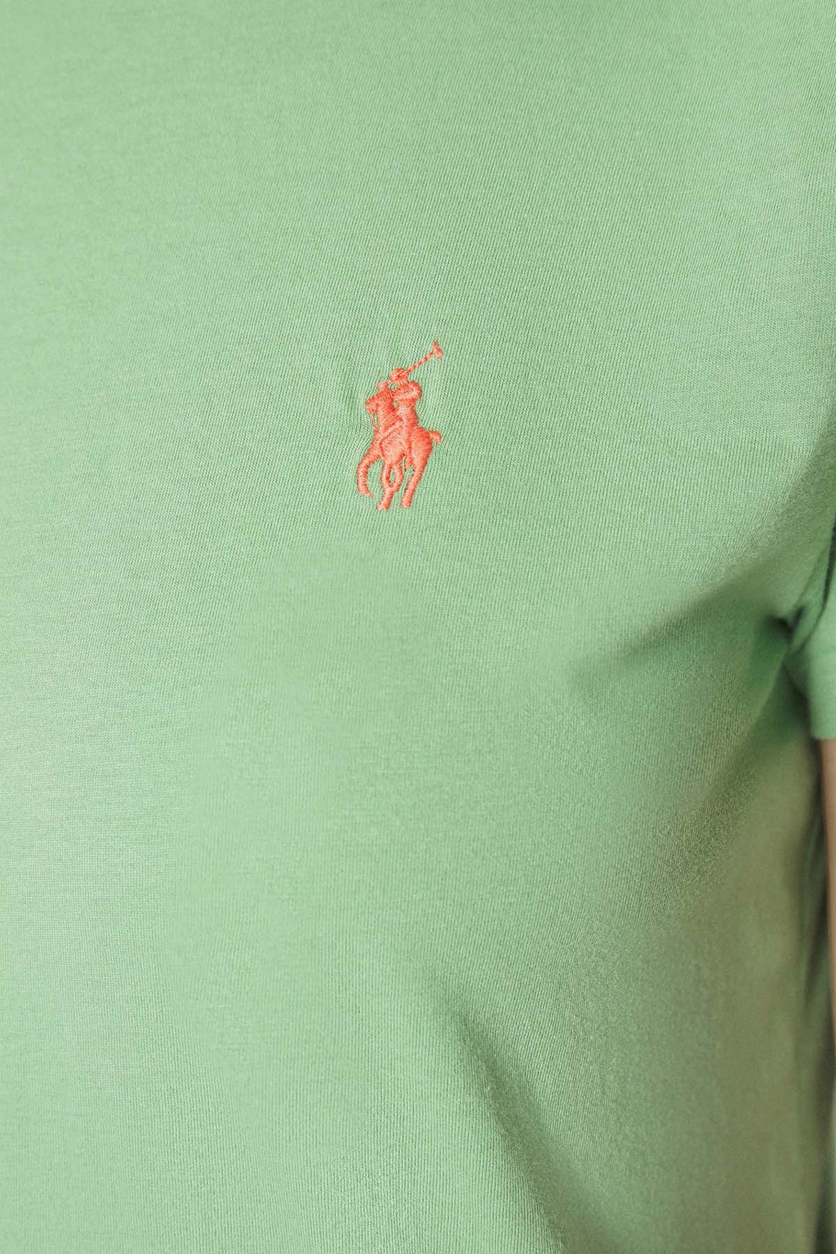 Polo Ralph Lauren Custom Fit Yuvarlak Yaka Logolu T-shirt-T-shirt-Libas