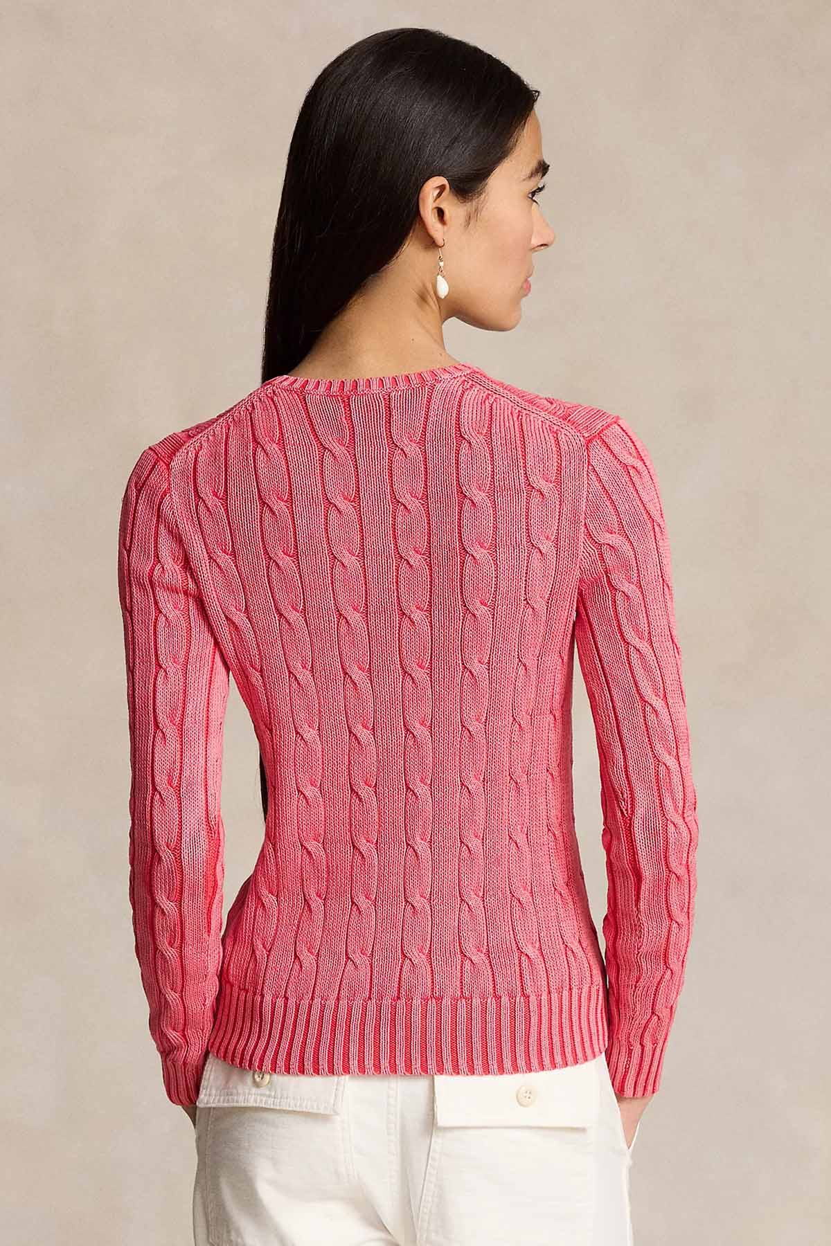 Polo Ralph Lauren Yuvarlak Yaka Saç Örgü Triko