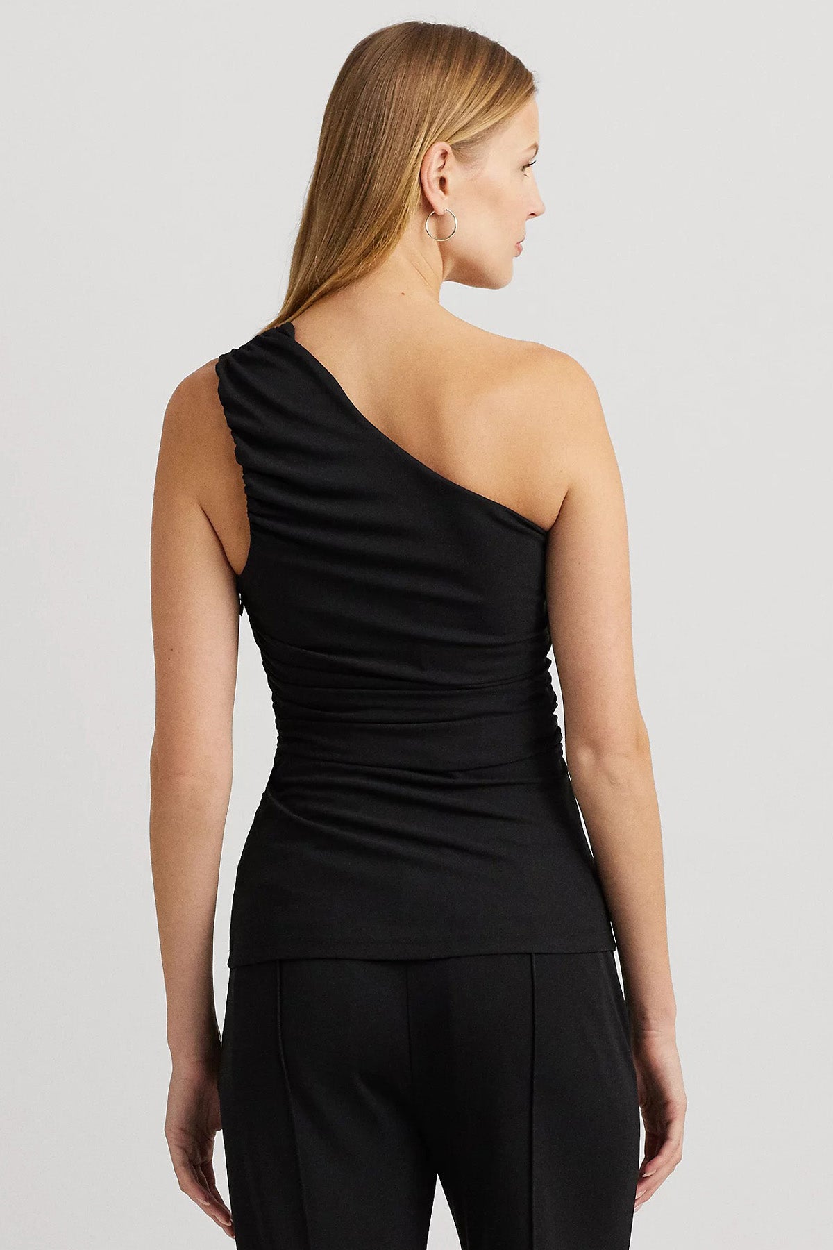 Polo Ralph Lauren Tek Omuz Straplez Yaka Streç Bluz