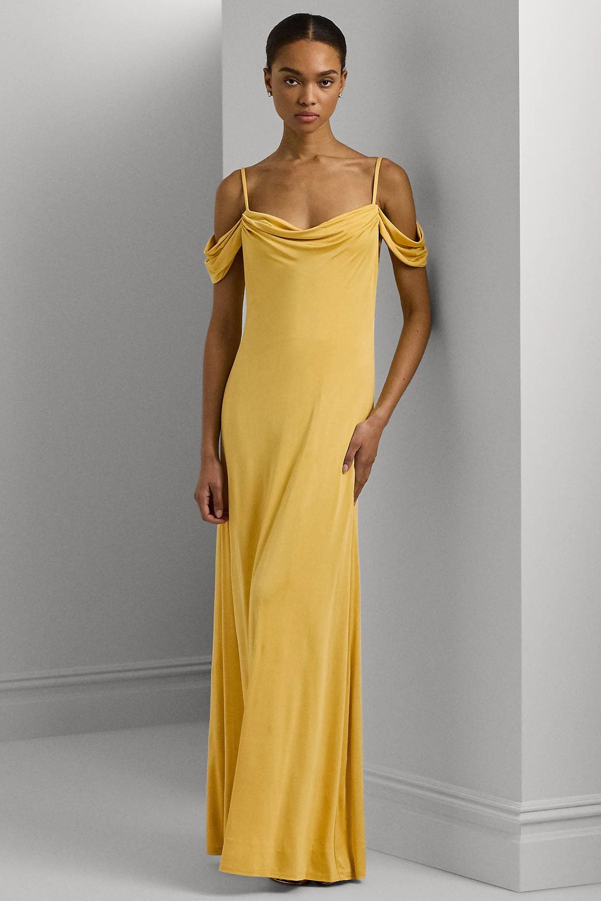 Polo Ralph Lauren Askılı Maxi Abiye Elbise