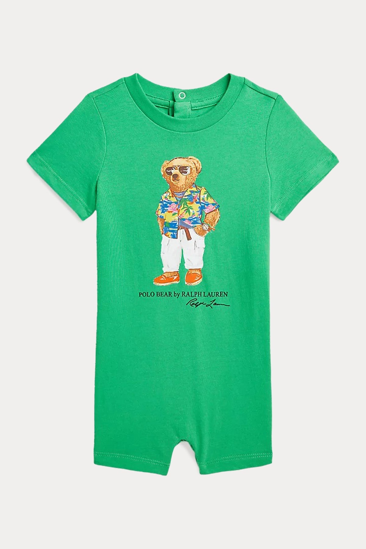 Polo Ralph Lauren Kids 3-9 Aylık Erkek Bebek Polo Bear Tulum