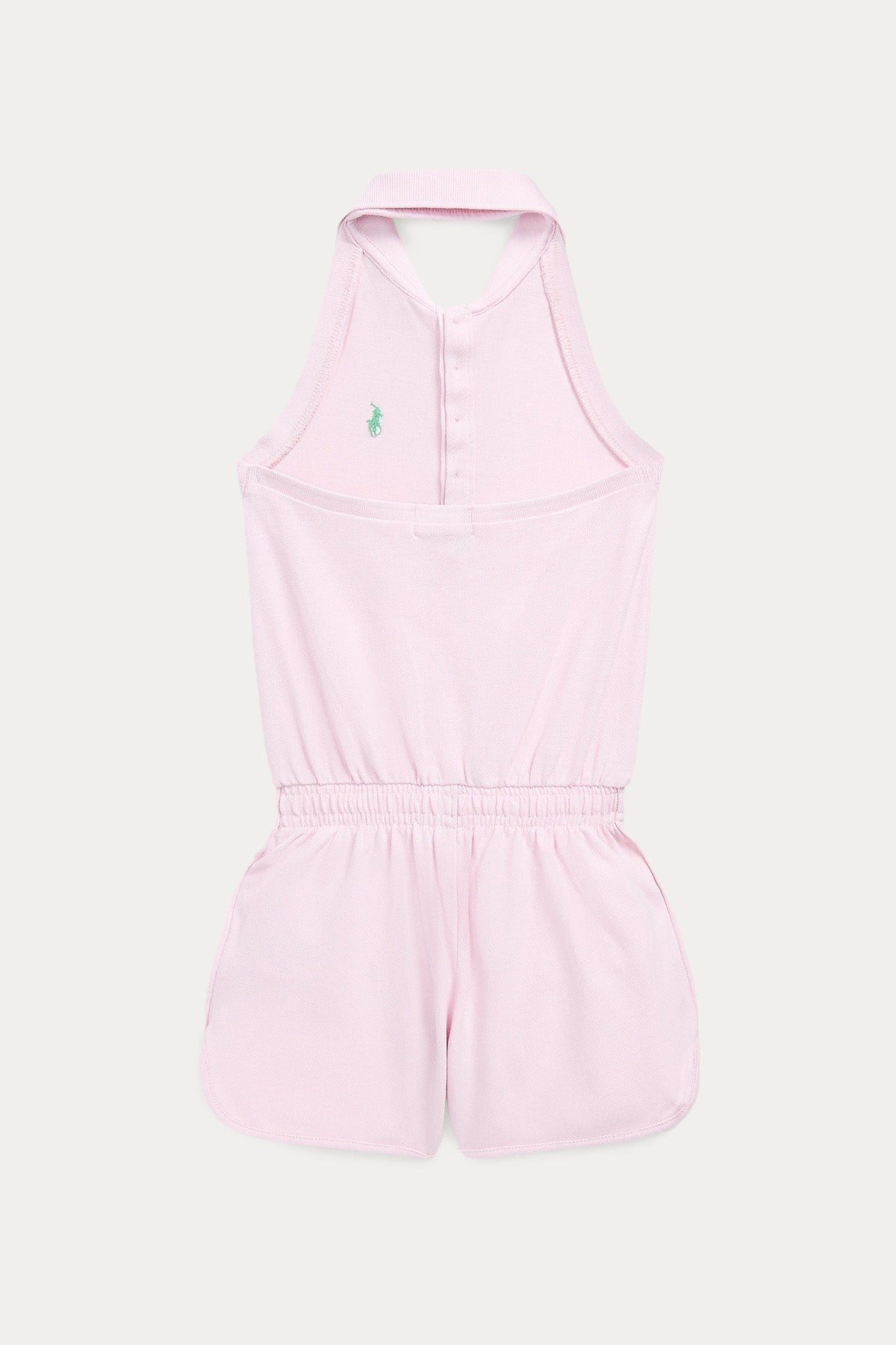 Polo Ralph Lauren Kids 4-6 Yaş Kız Çocuk Polo Yaka Beli Büzgülü Tulum