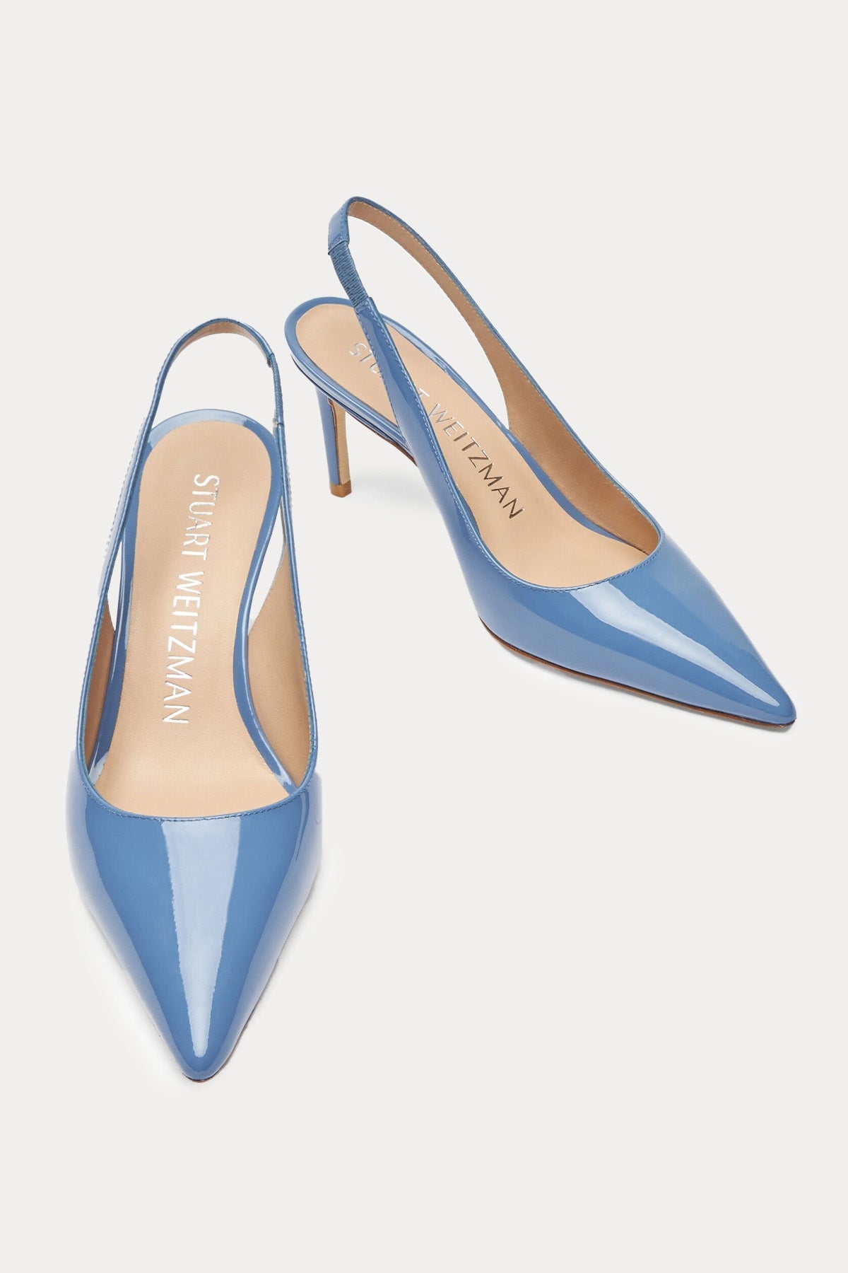 Stuart Weitzman Sivri Burunlu Deri Stiletto Ayakkabı