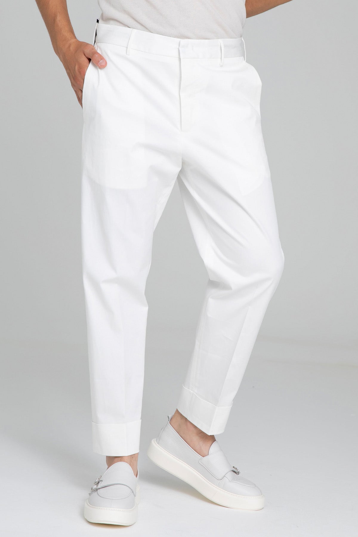 Pantaloni Torino Carrot Fit Kalın Paça Yandan Cepli Pantolon