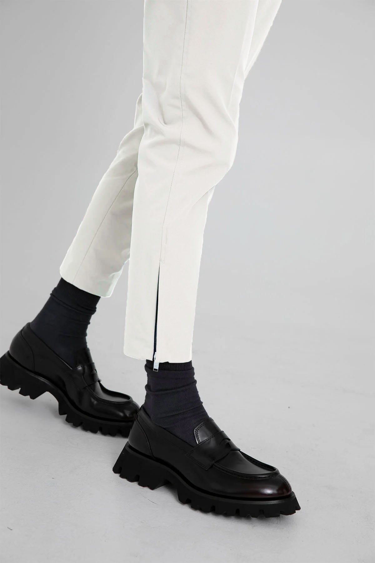 Pantaloni Torino Epsilon Yandan Cepli Paçası Fermuarlı Streç Pantolon