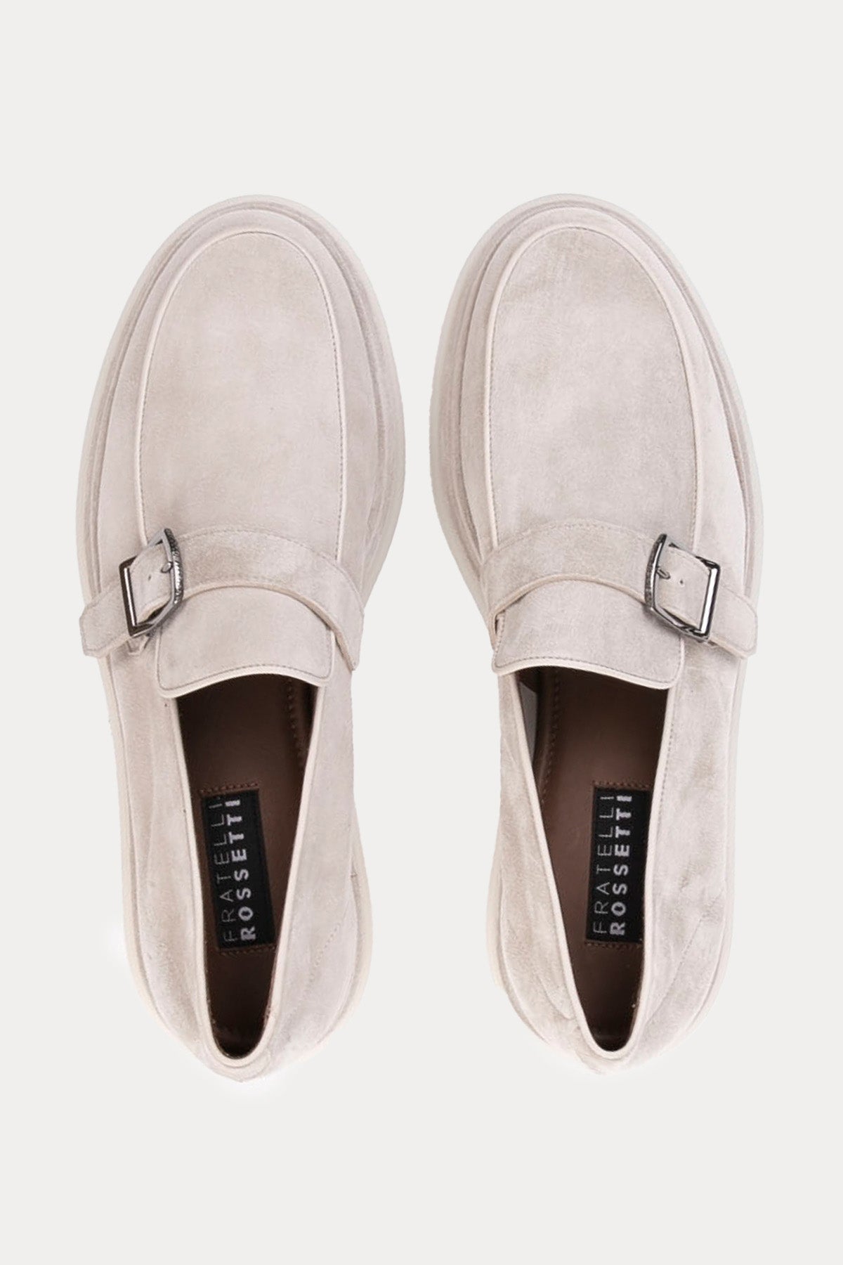 Fratelli Rossetti Kemerli Süet Loafer Ayakkabı