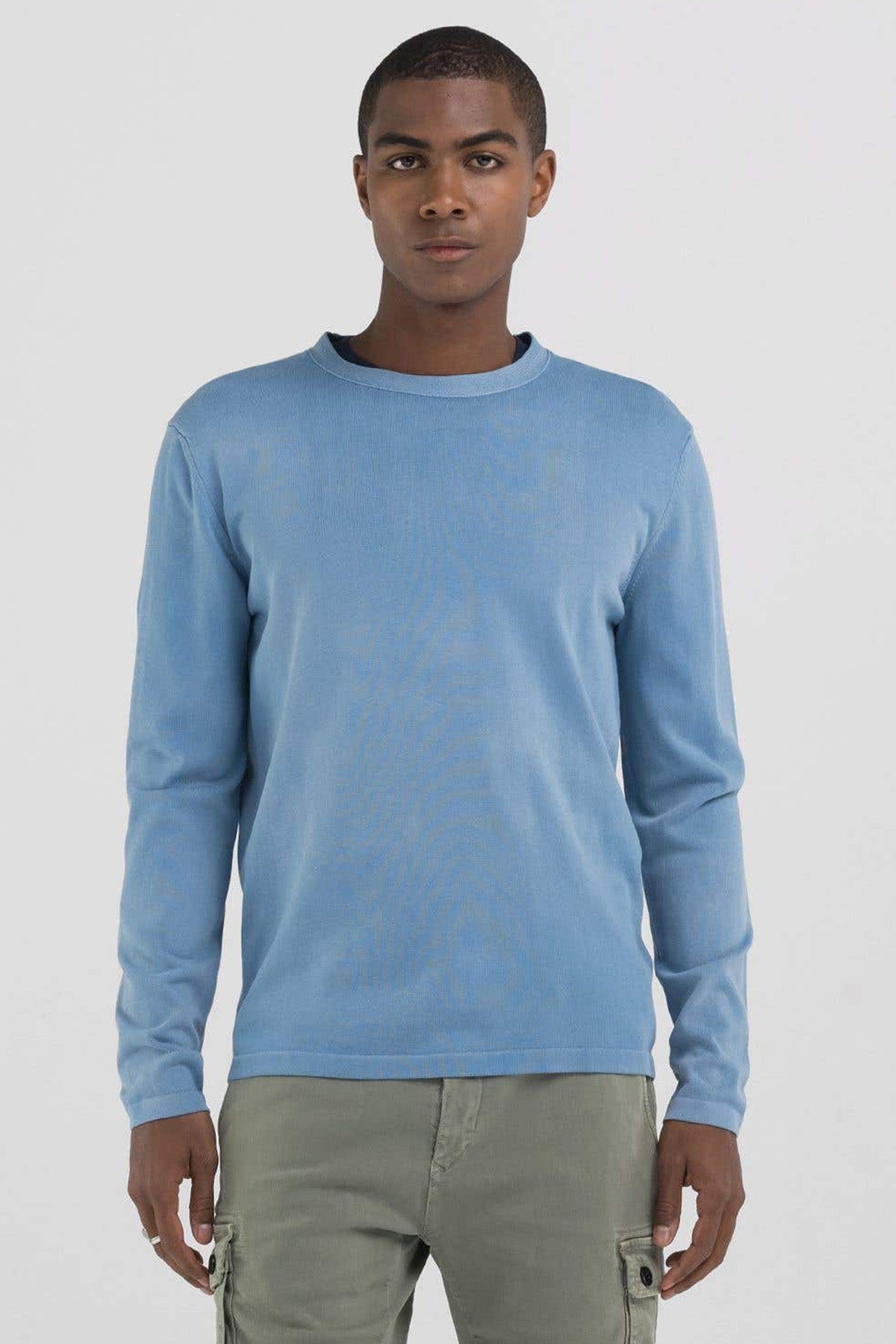 Replay Yuvarlak Yaka Örgü Triko